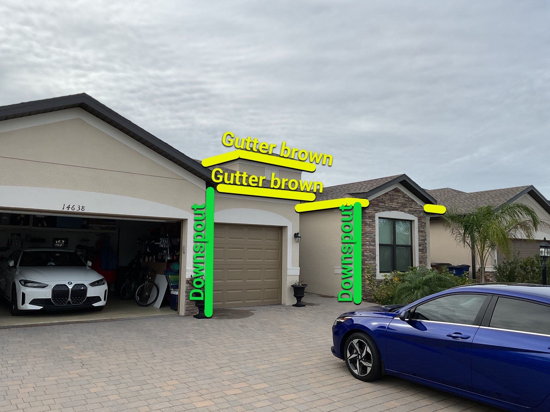 Gutter Brown Installation in Fort Myers FL by Gutter Professors