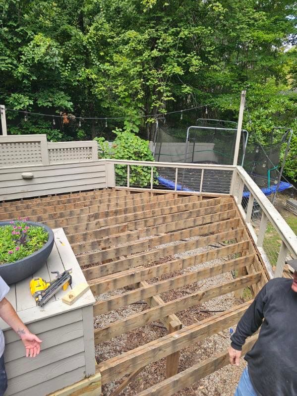 Deck Installation and Painting by Billy Weatherspoon Contractor
