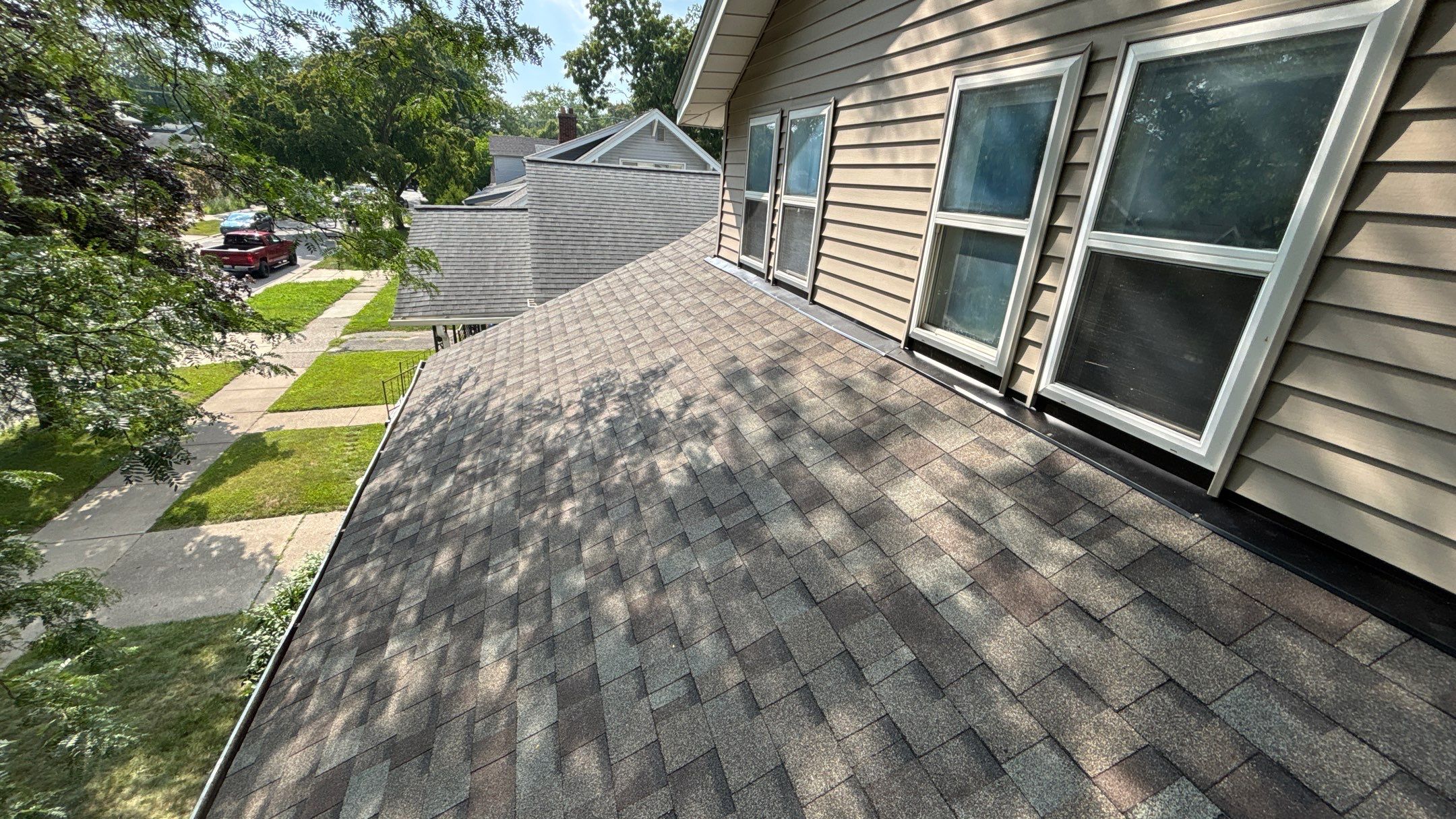 Roof Replacement using Owens Corning Driftwood by 180 Contractors