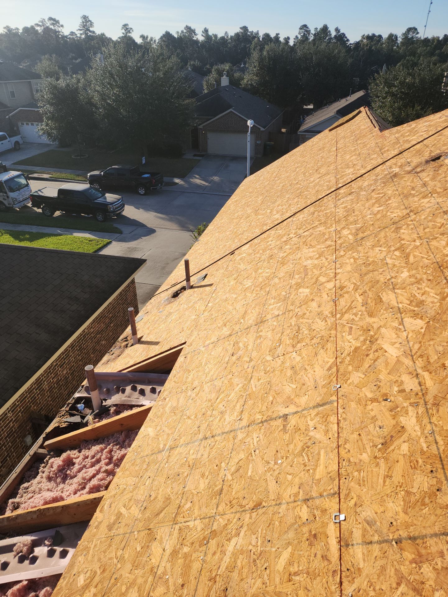 Residential Roofing Installation using Owen's Corning Duration (Lifetime) Shingles by Roof Repair Company