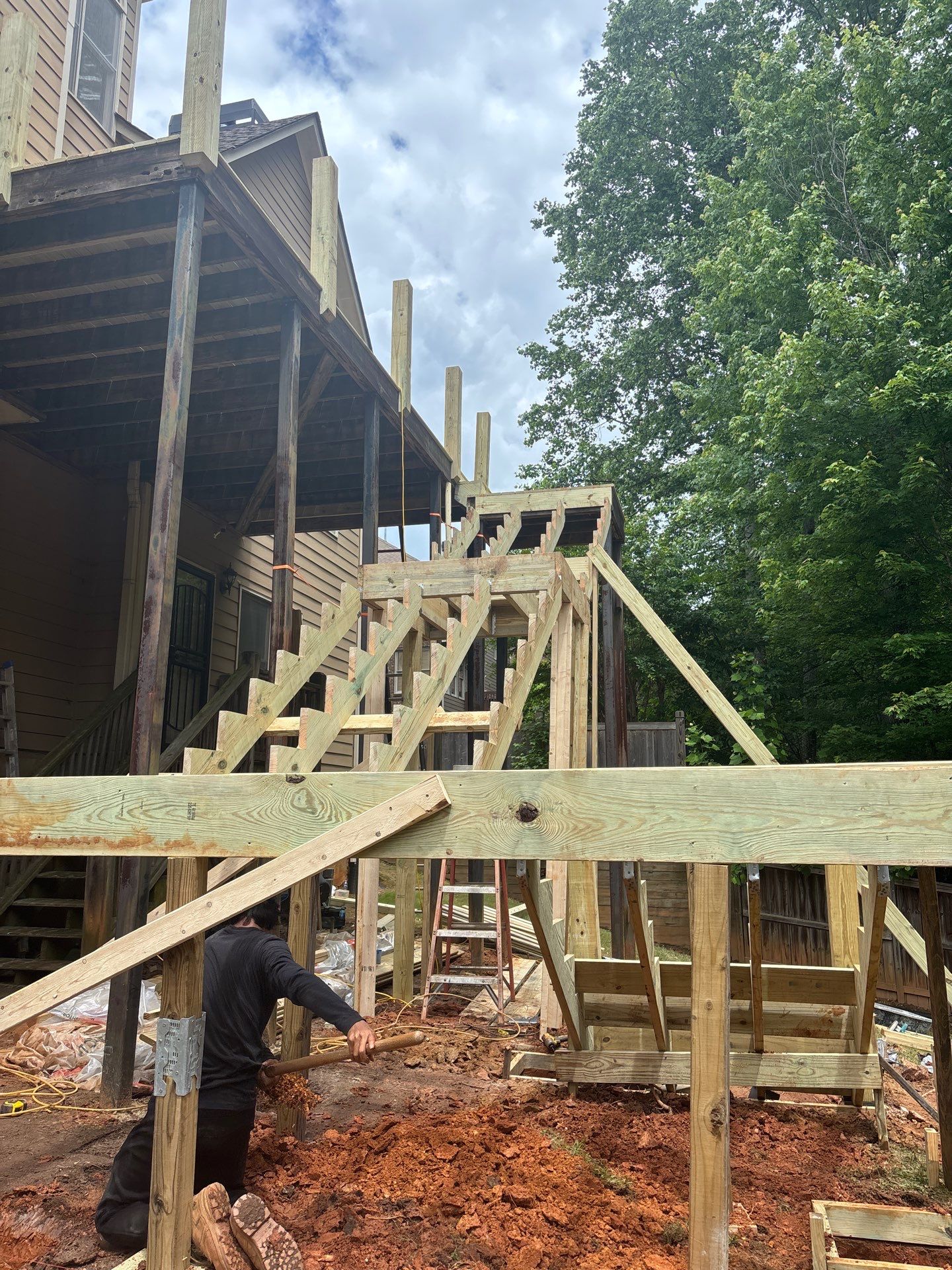 Wood Deck Resurface in Smyrna, GA by Nelson Exteriors 