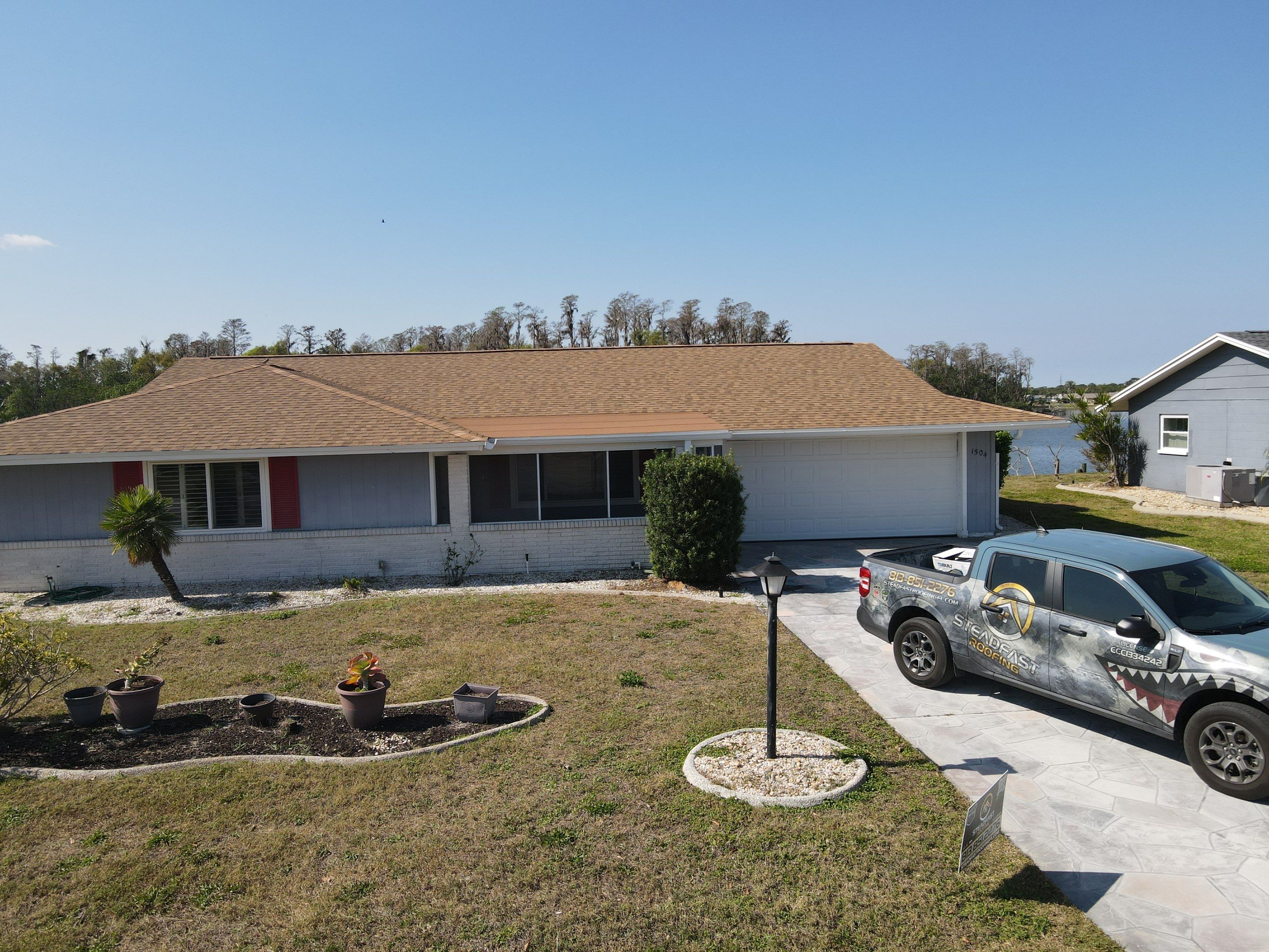 Roof Replacement in Sun City Center FL. by Steadfast Roofing 