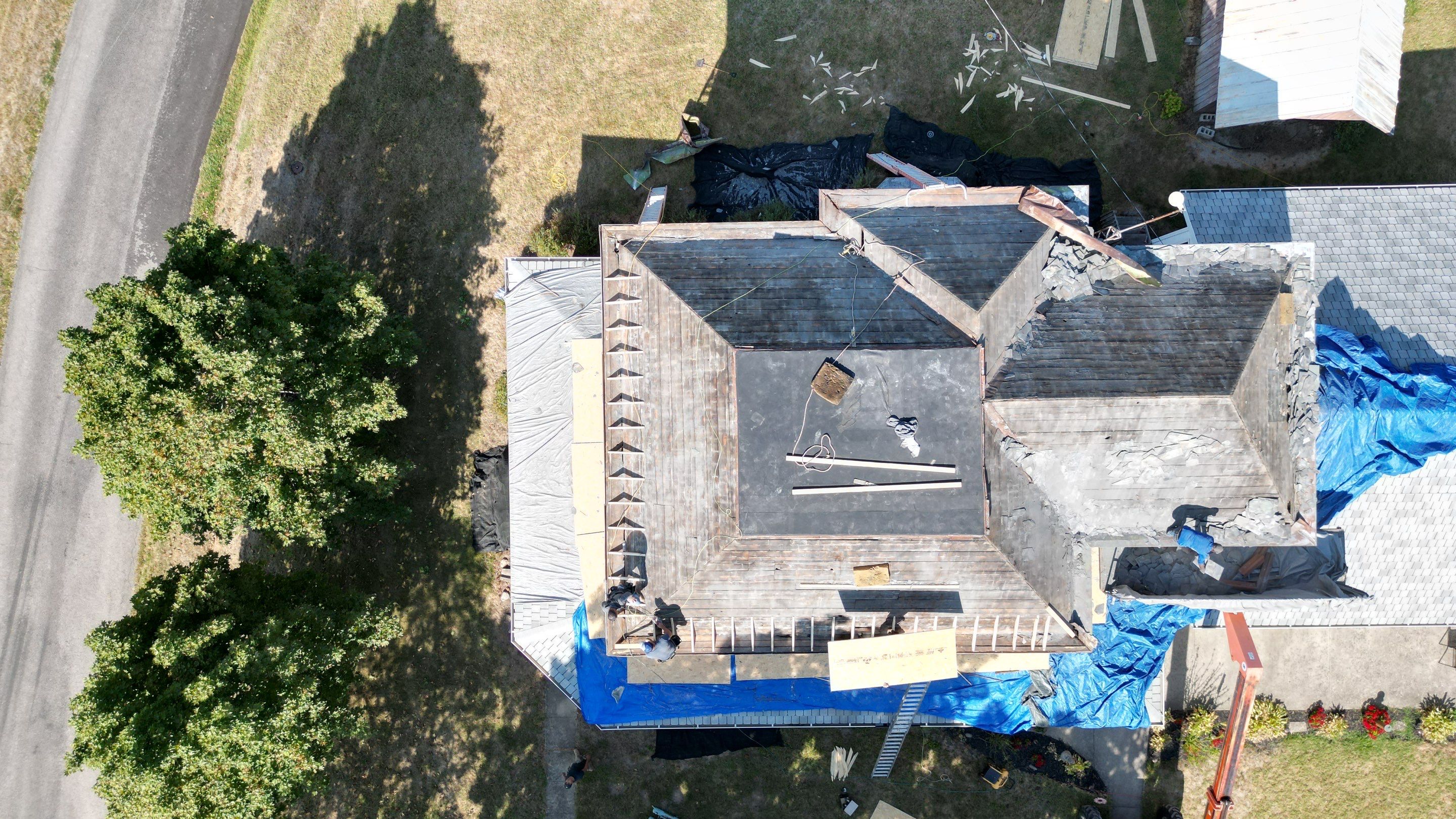 Residential Roofing Installation using Timberline HDZ Shingles - Nantucket Morning by RoofX 