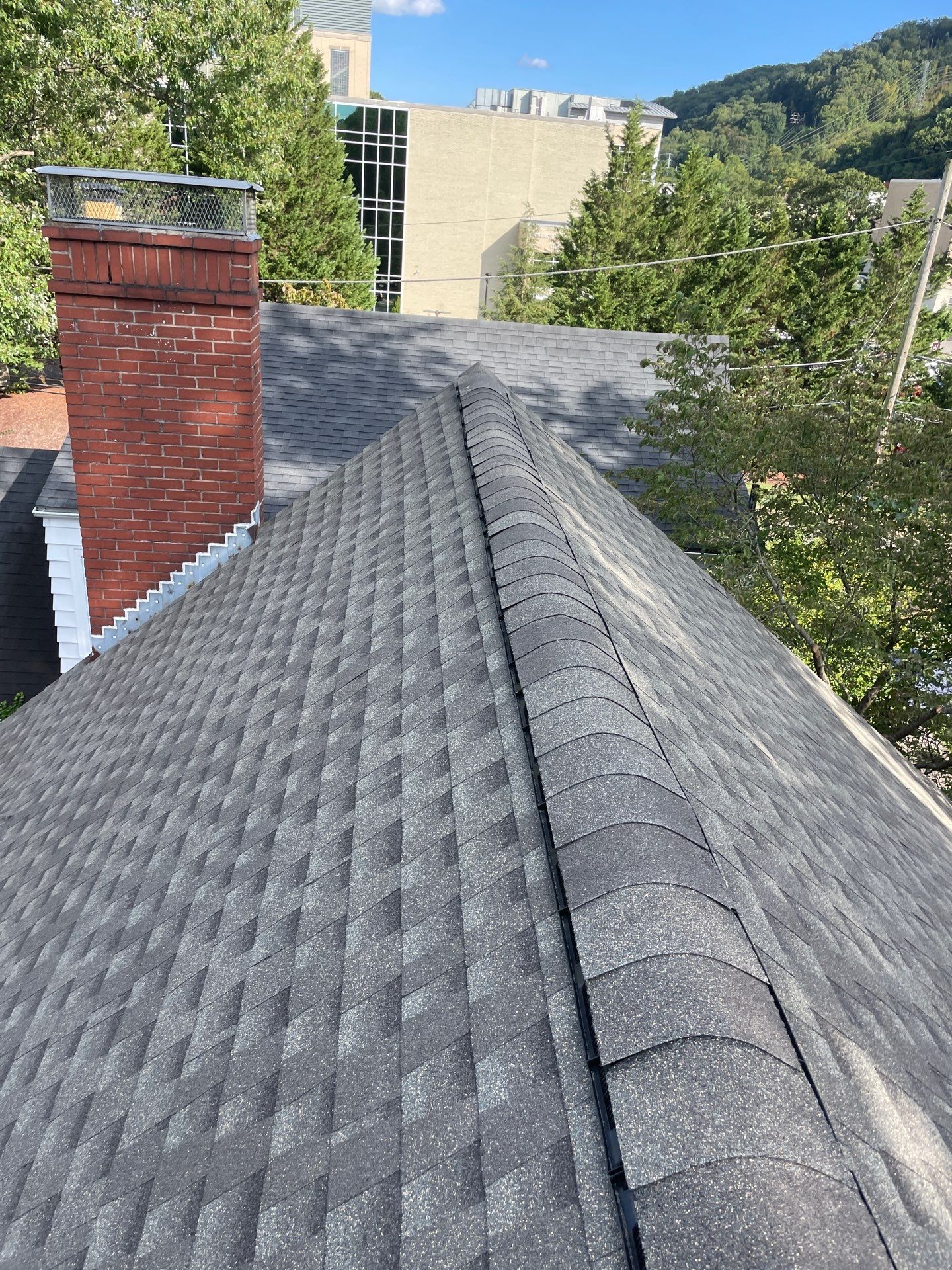 Residential Roofing Installation using GAF Timberline HDZ Weathered Wood by Rainstoppers Roofing