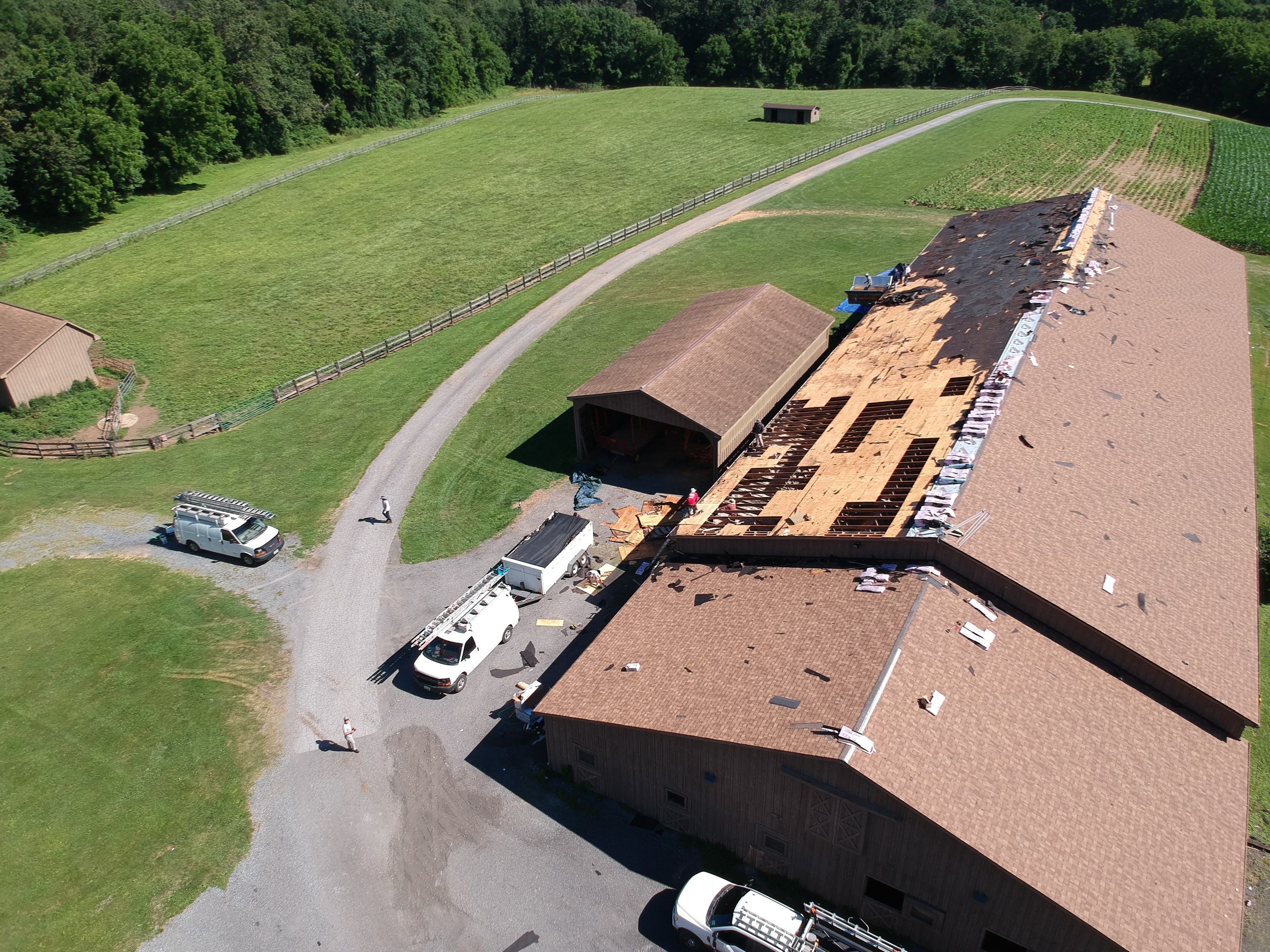 Roof Replacement in Upperco, MD • Private Farm by Seipp Roofing, LLC