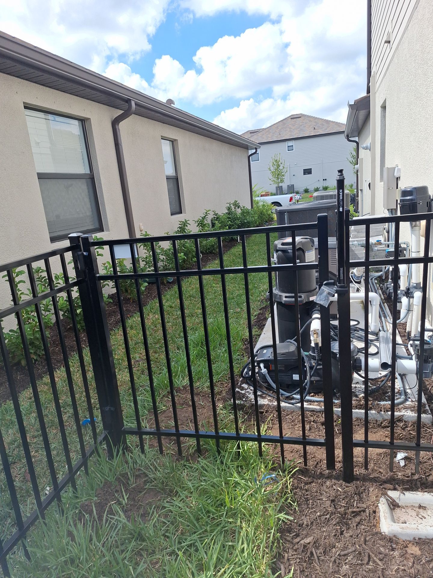 3 Rail Black Aluminum In Lakewood Ranches by Asap fence and gates, LLC