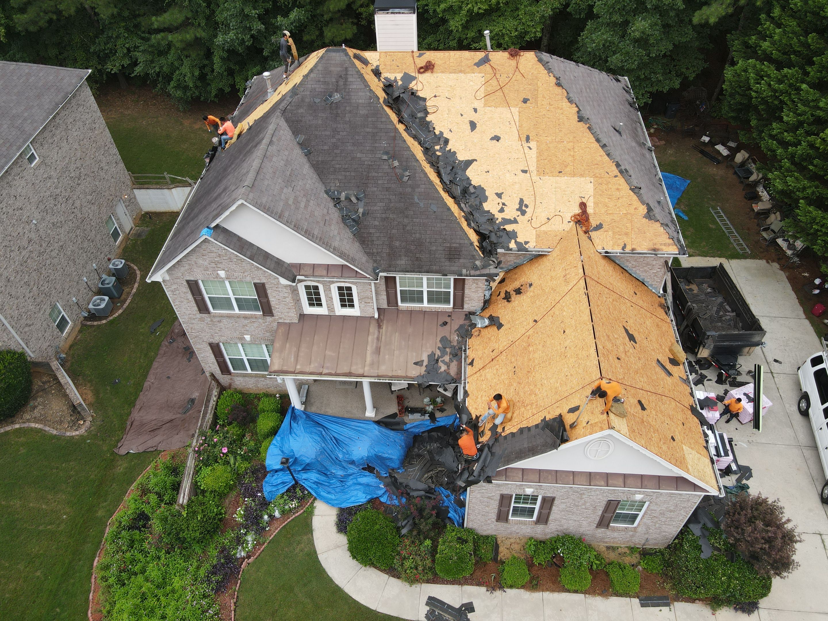 Residential Roofing Installation using Owens Corning by Inspector Roofing and Restoration