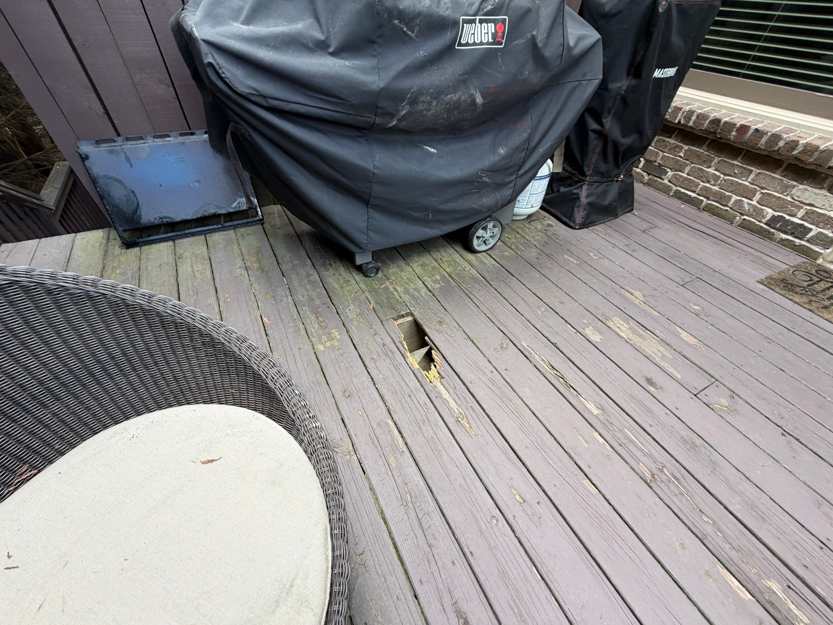 Decatur, GA Deck Resurface and Privacy Wall Build Using Pressure Treated Pine by Nelson Exteriors 