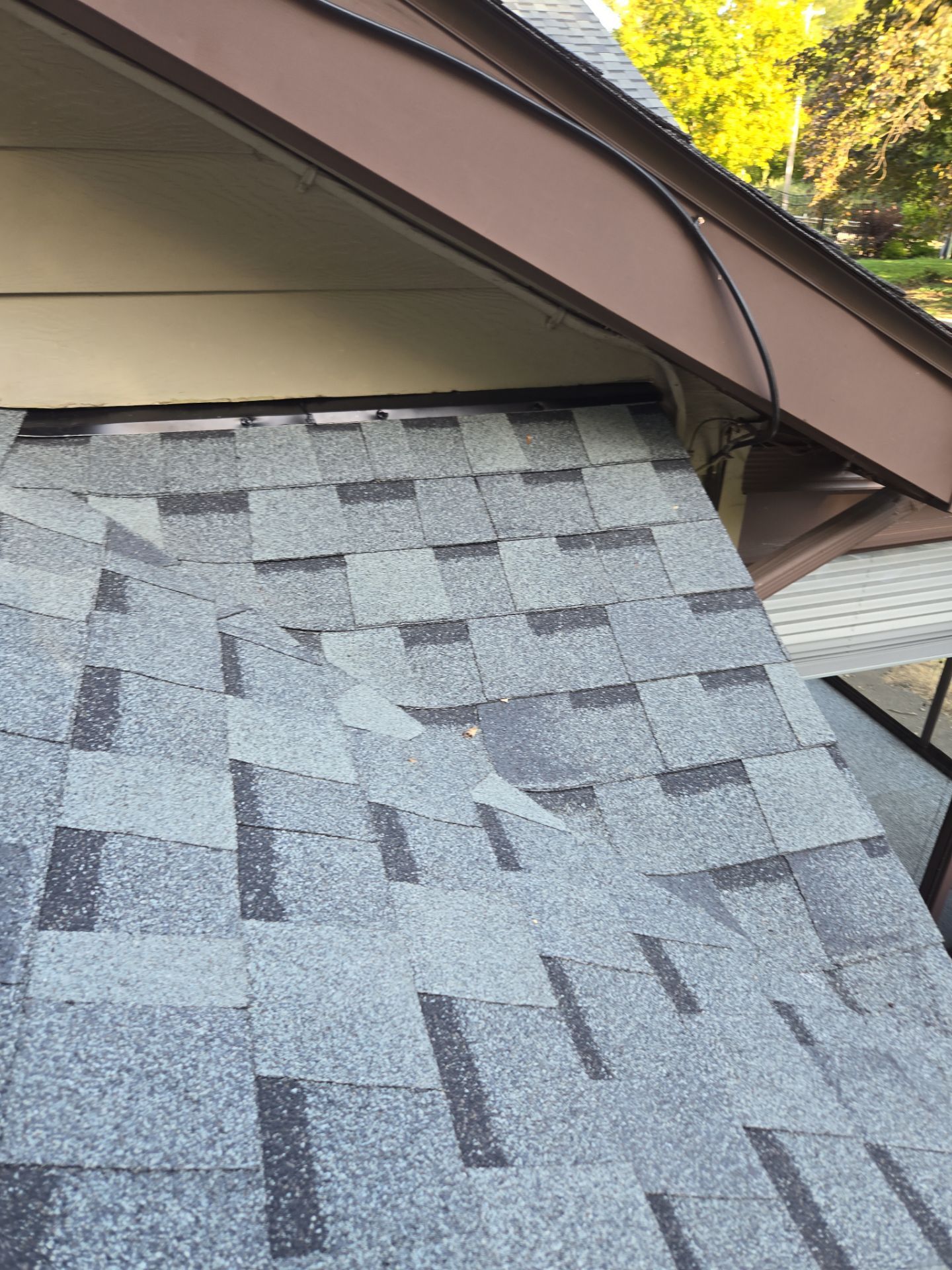 Atlas Pinnacle, Color, Hearthstone, Drip Edge Color, Musket Brown by Eagle Eye Roofing