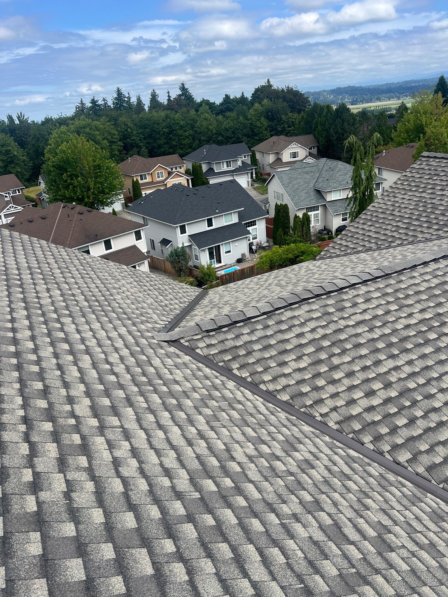 Residential Roofing Installation using GAF UHDZ Shingles by Roofing Formula LLC