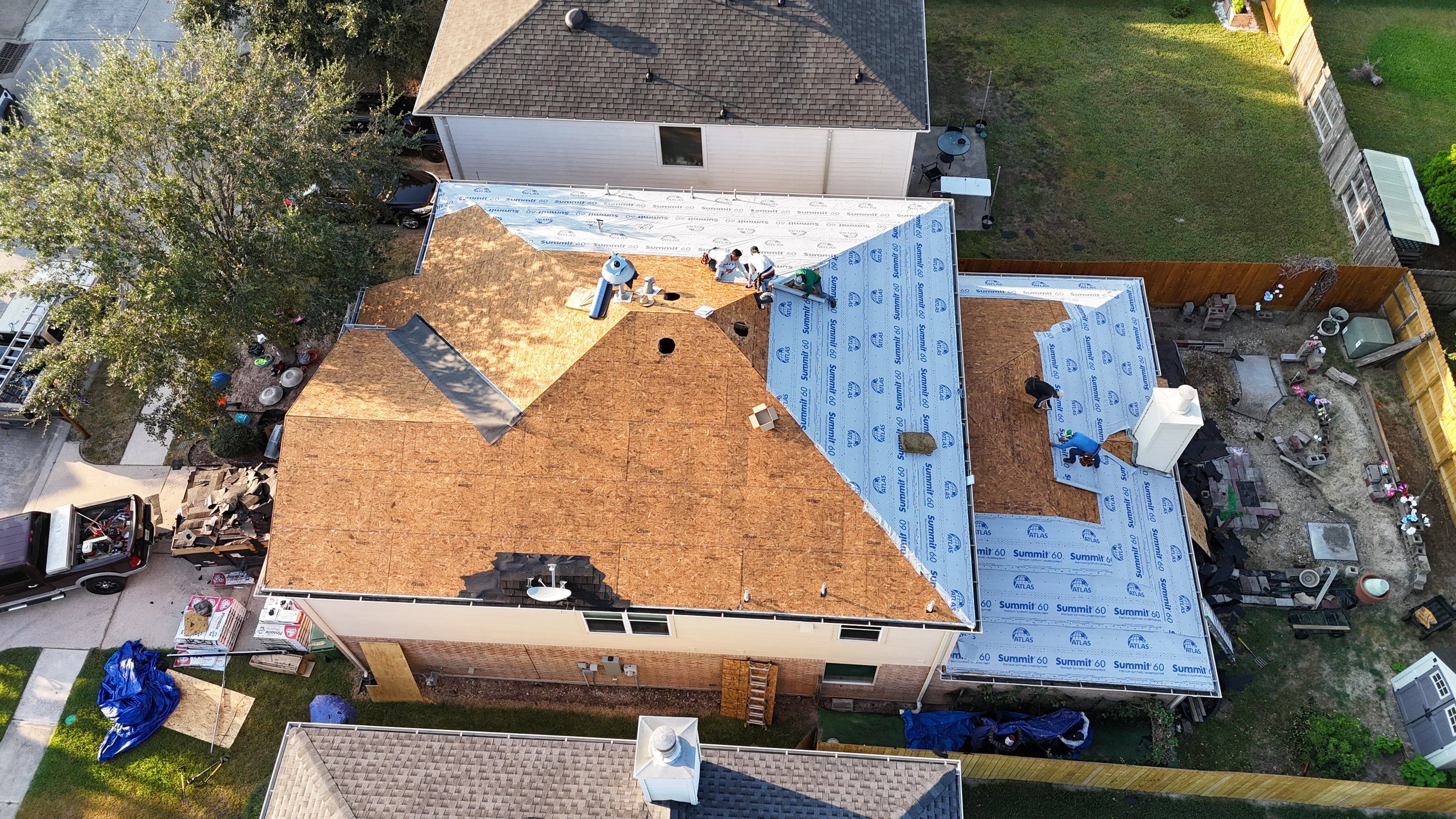 Atascocita Roof Installation using Atlas Pinnacle Pristine by Modern BYLT Roofing & Construction