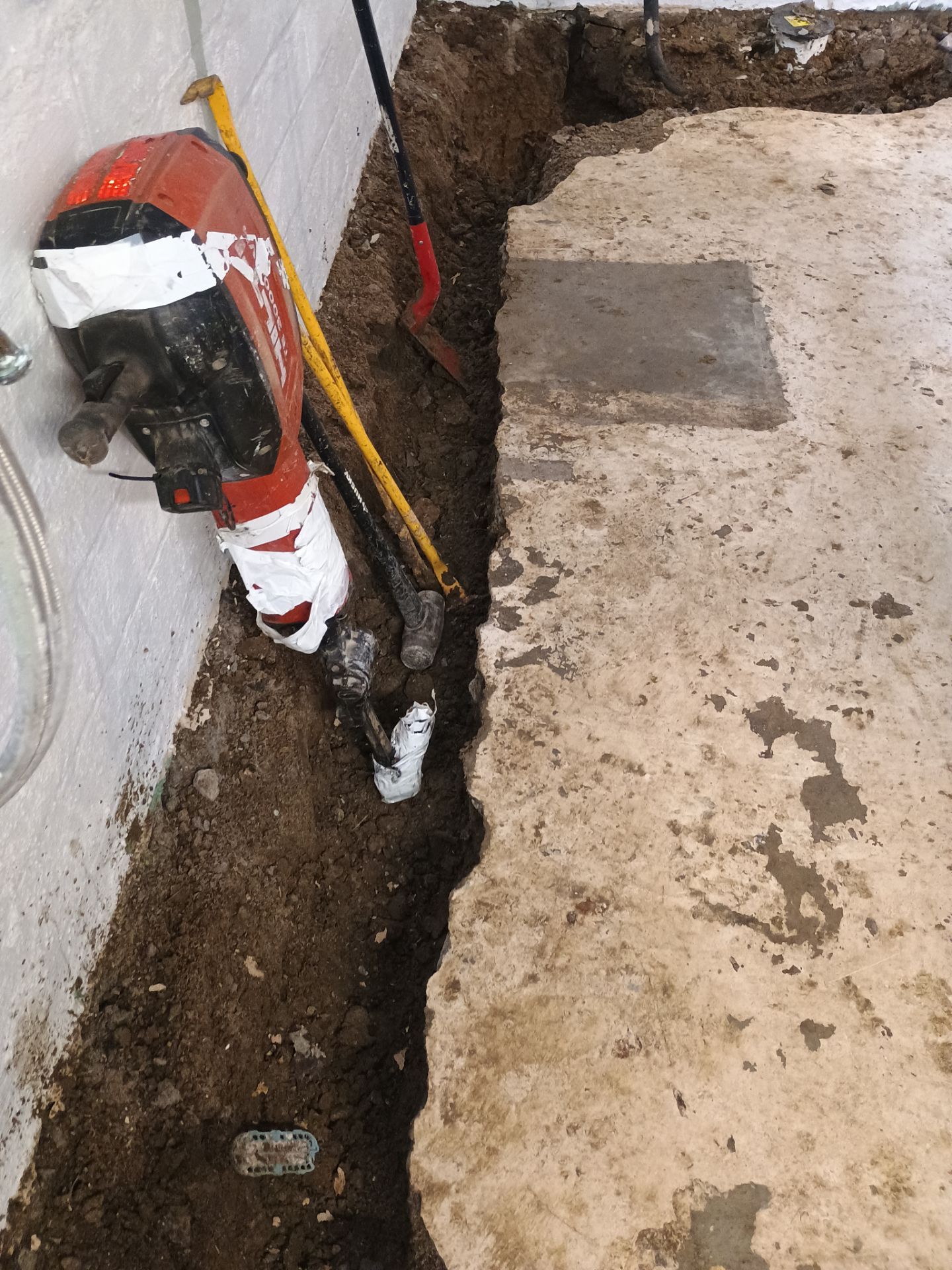 Another Drain Tile Project in the Books by Waterproofing Northeast