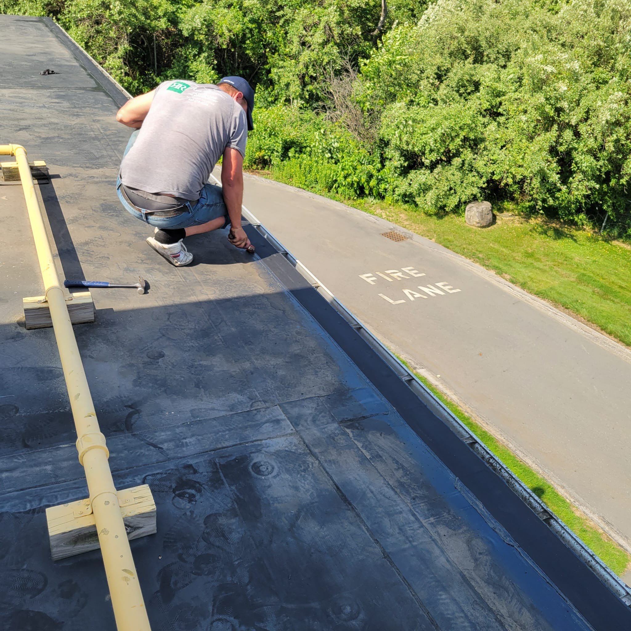 EPDM Flat Roof Installation + Seamless Gutter Upgrade by Mighty Dog Roofing of Greater Middlesex County