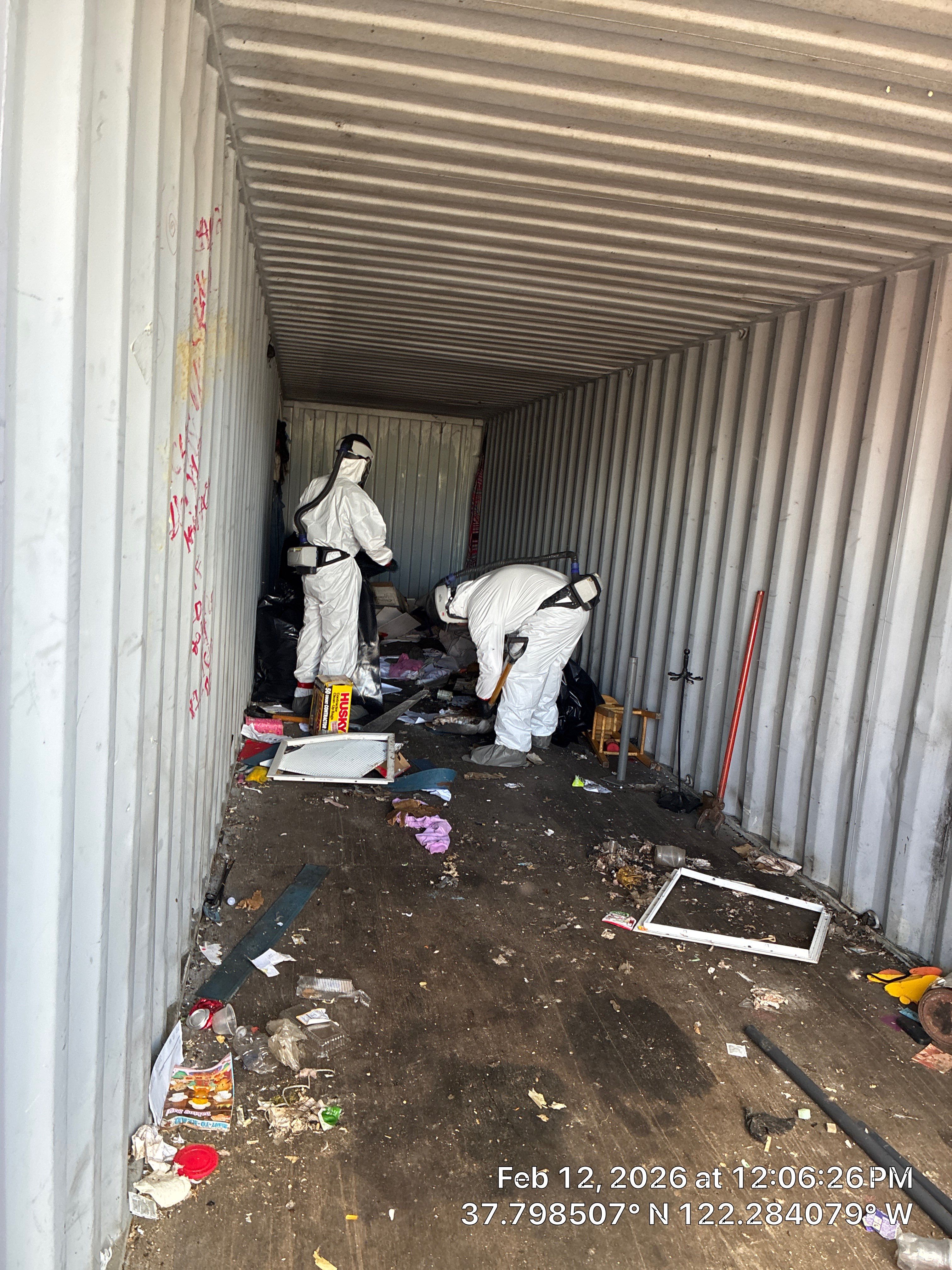 Project in Oakland by 911 Hazmat Cleanup 