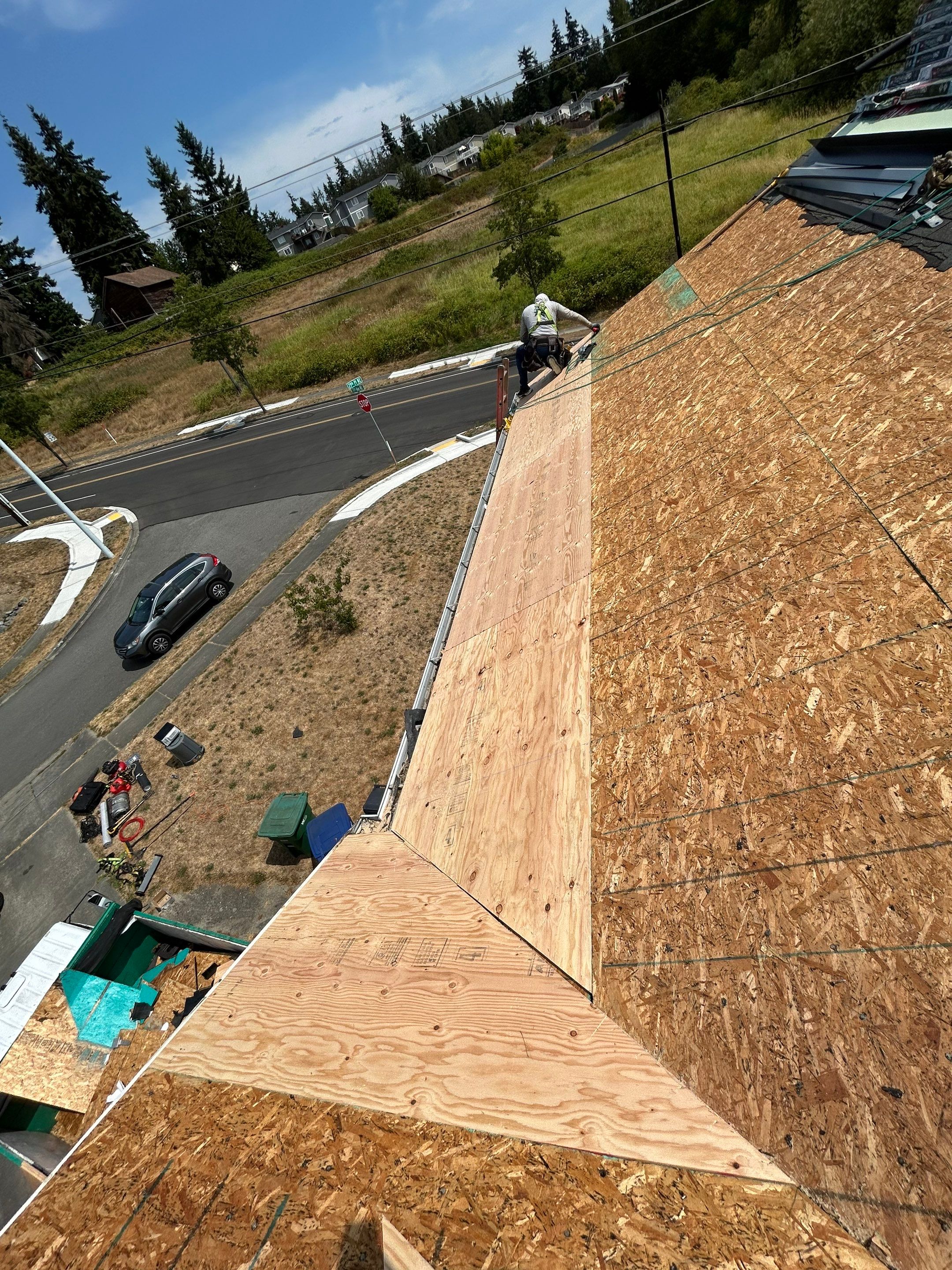 Residential Roofing Installation using GAF HDZ Shingles by Roofing Formula LLC