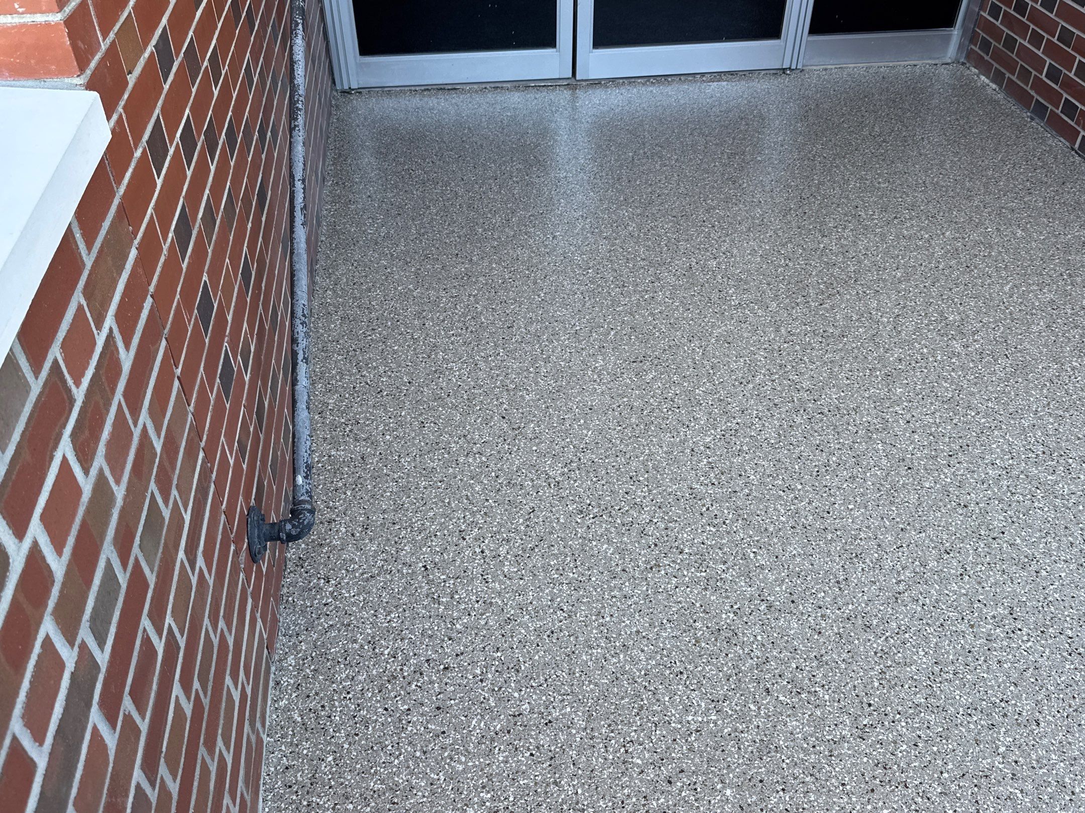 Lake Butler Courthouse in Lake Butler, FL in Pebble Beach by Cross Creek Concrete Coatings