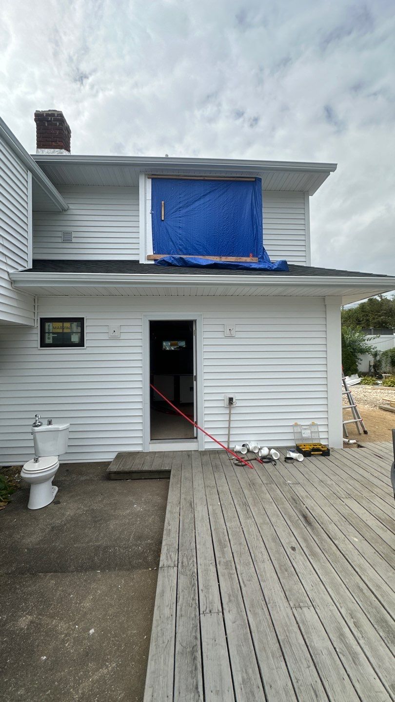 Full House Installation by Above All Gutters 