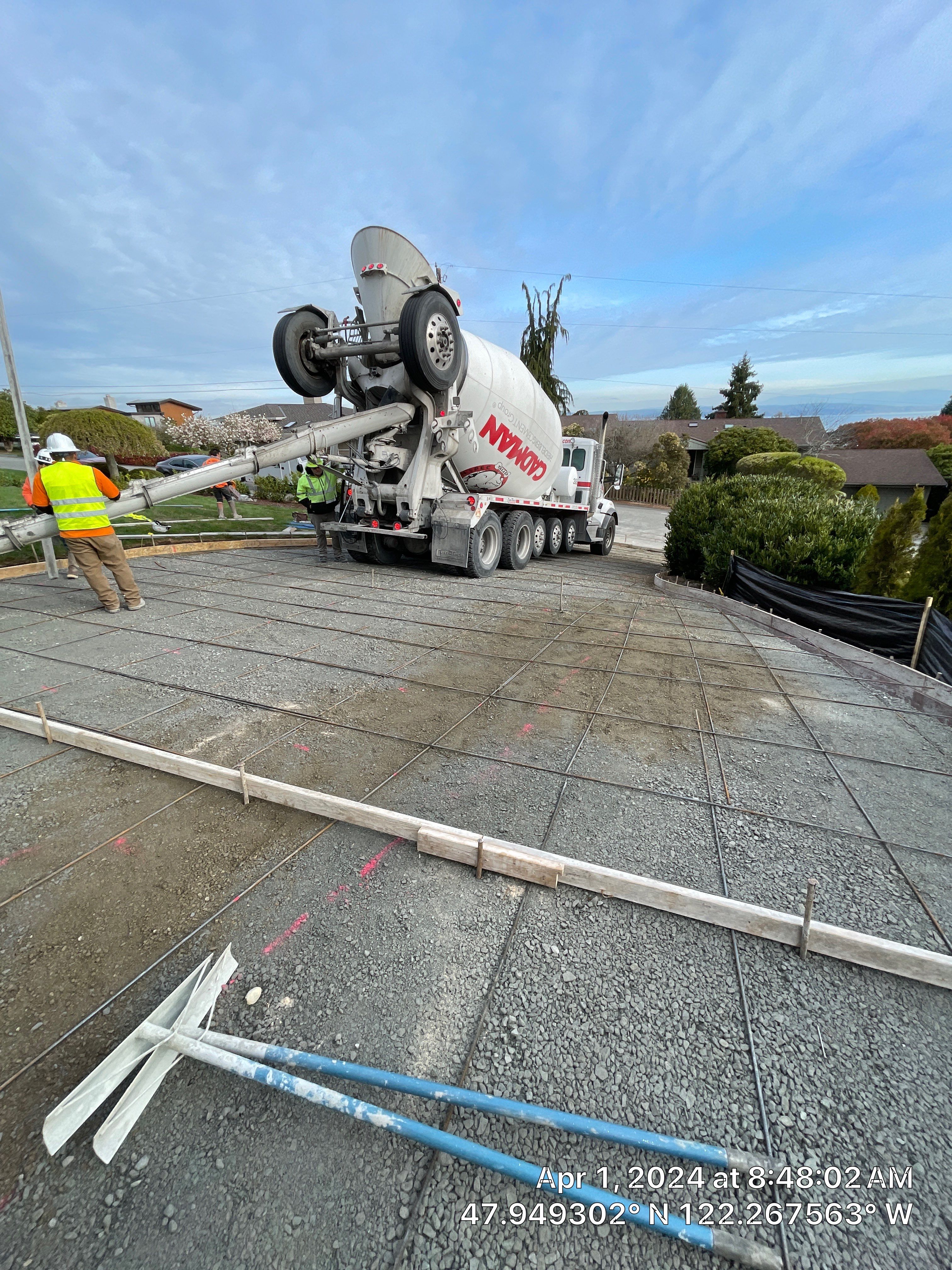 John | Stamped Concrete Driveway Makeover by Jireh Asphalt & Concrete Inc 