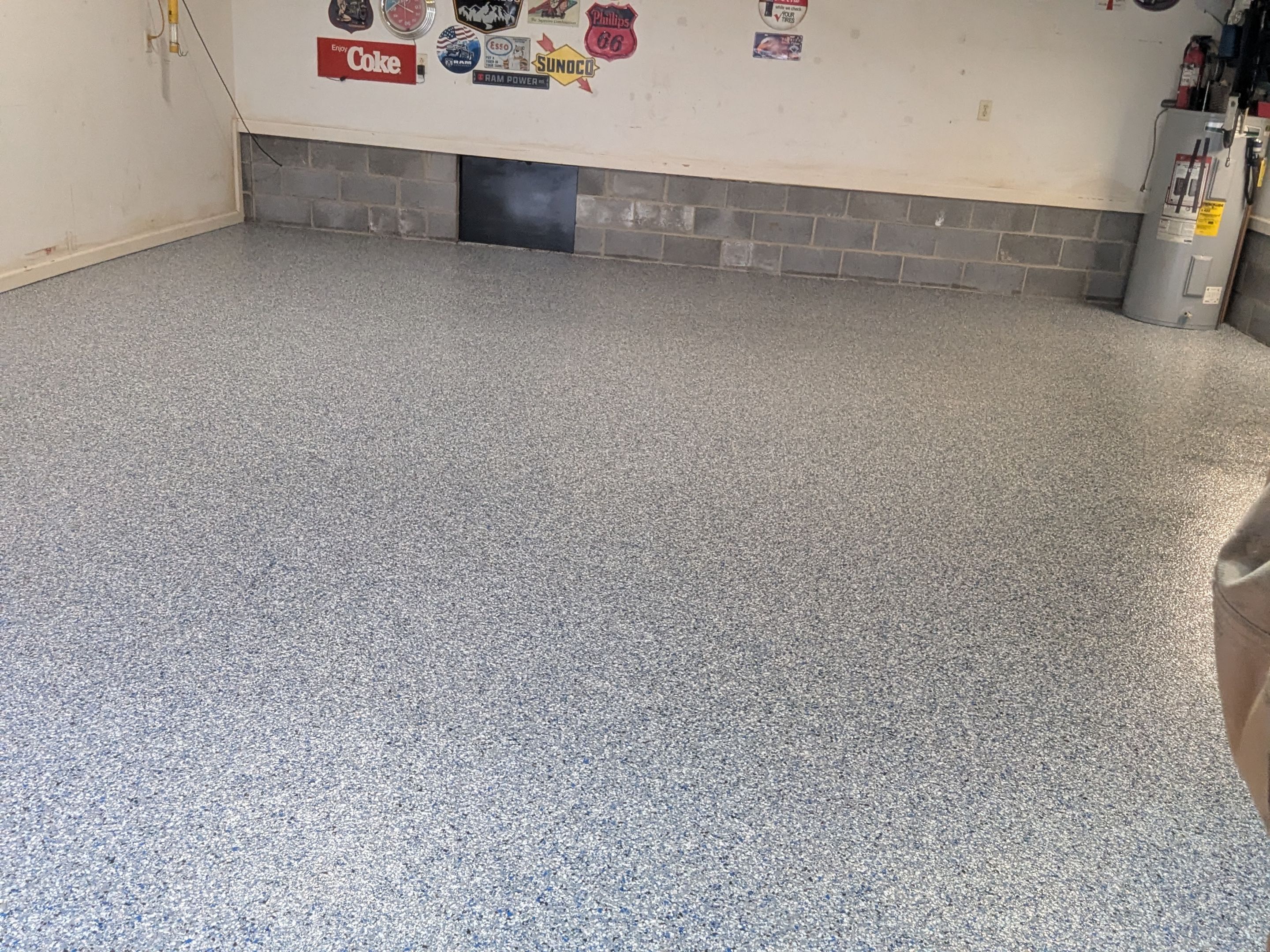 Garage Floor Coating using Steamboat by My Garage Floor Guys