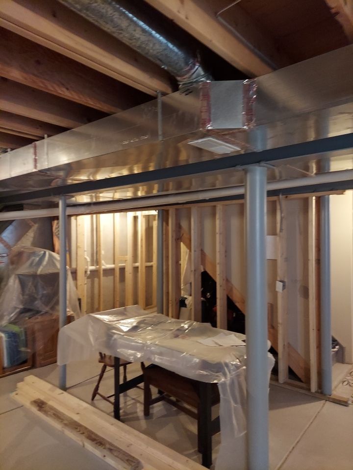 Basement Remodel by Ivy Lea Construction