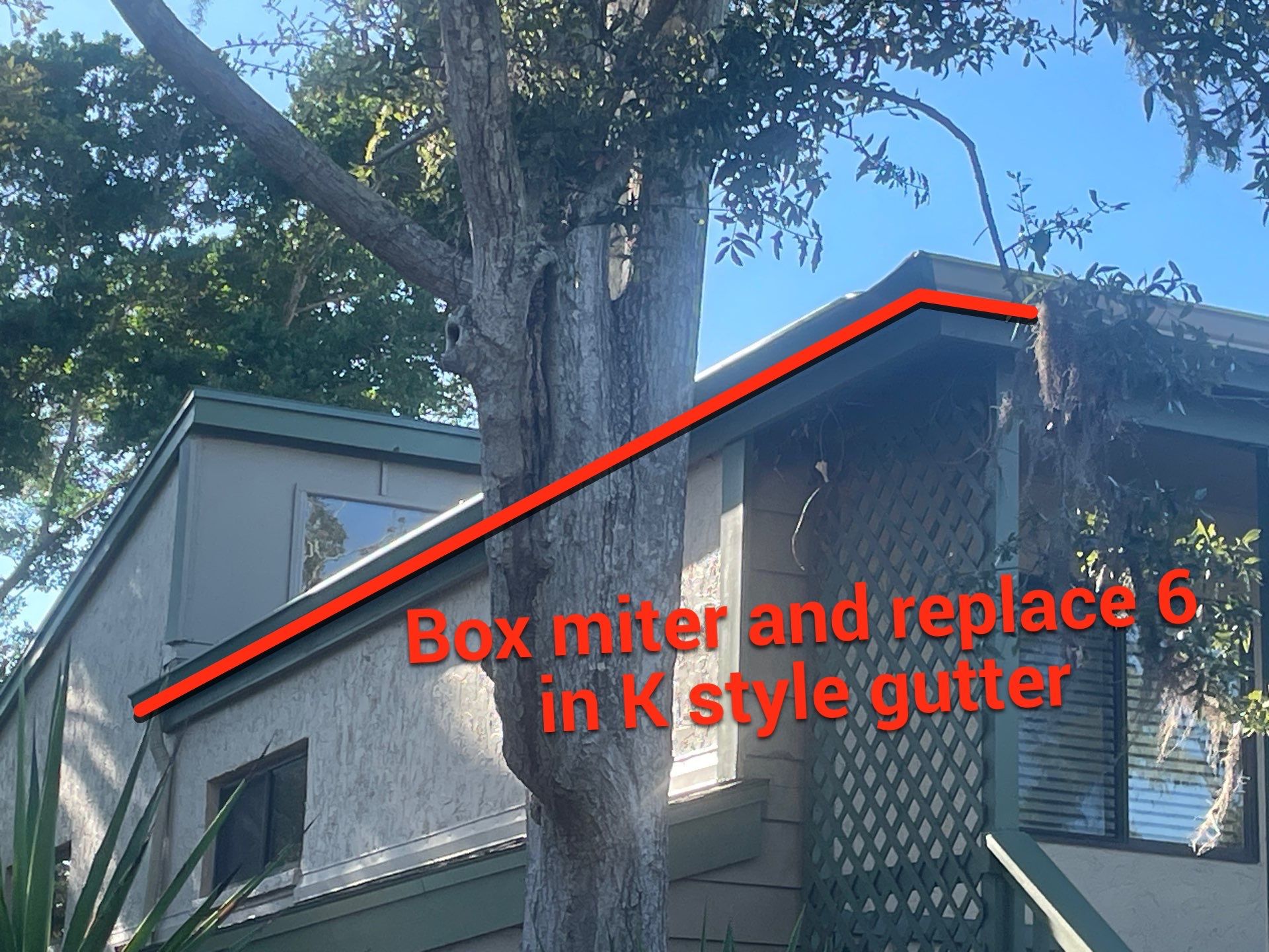 White Gutters Repair and Installation in Sarasota FL by Gutter Professors