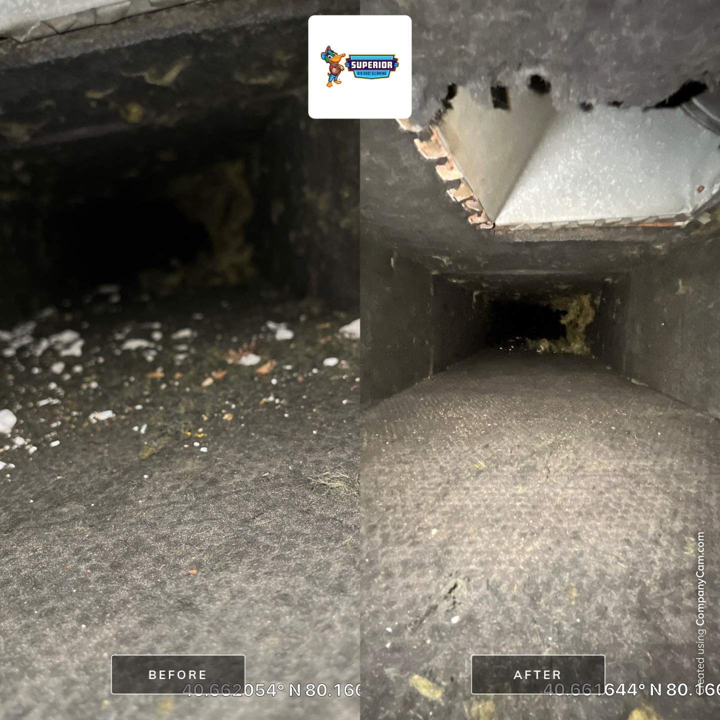 Air Duct Cleaning With a Vacuum Truck in Baden, PA by Superior Air Duct Cleaning