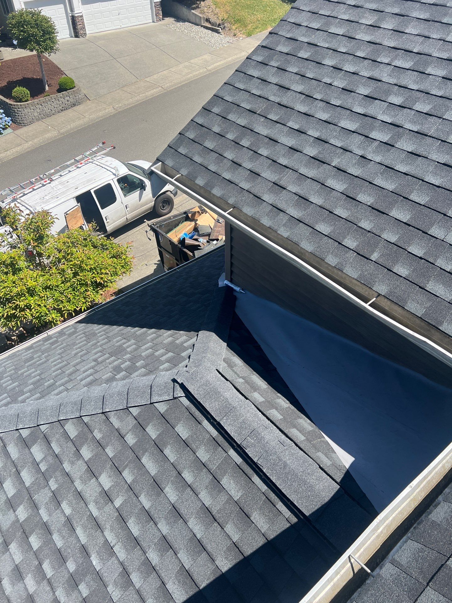 Residential Roofing Installation using GAF UHDZ Shingles by Roofing Formula LLC