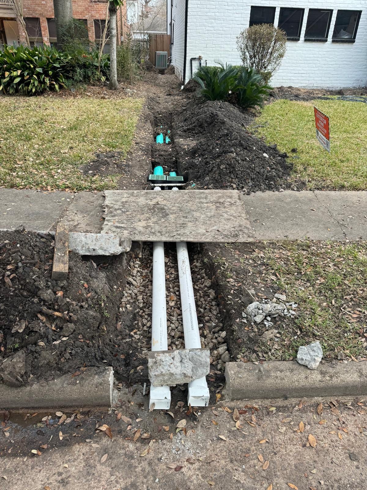 Full House Drainage System by Texas Urban Elements