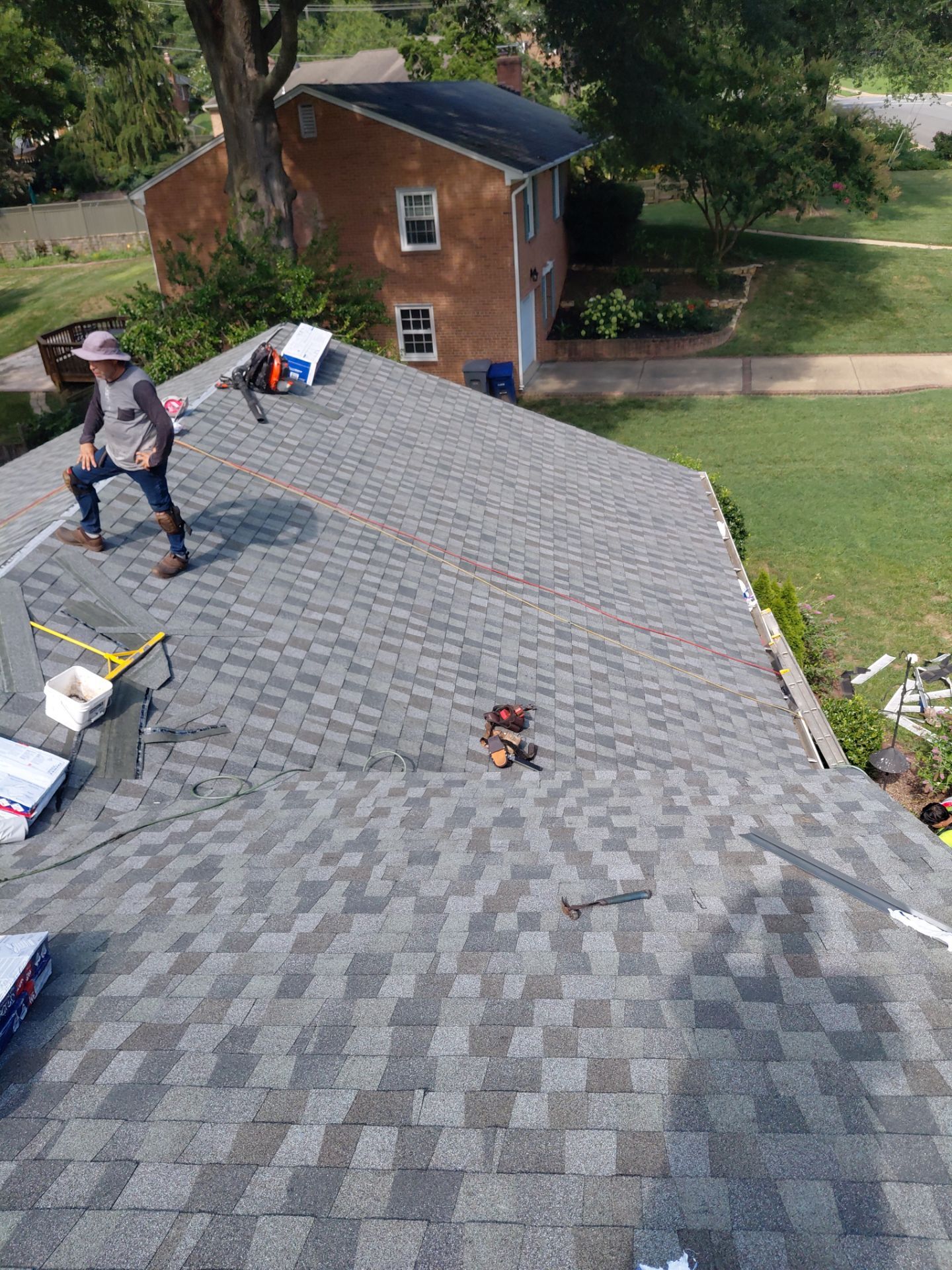 Alexandria: Residential Roof Replacement with GAF Timberline HDZ in Nantucket Morning by RM Banning, Inc.