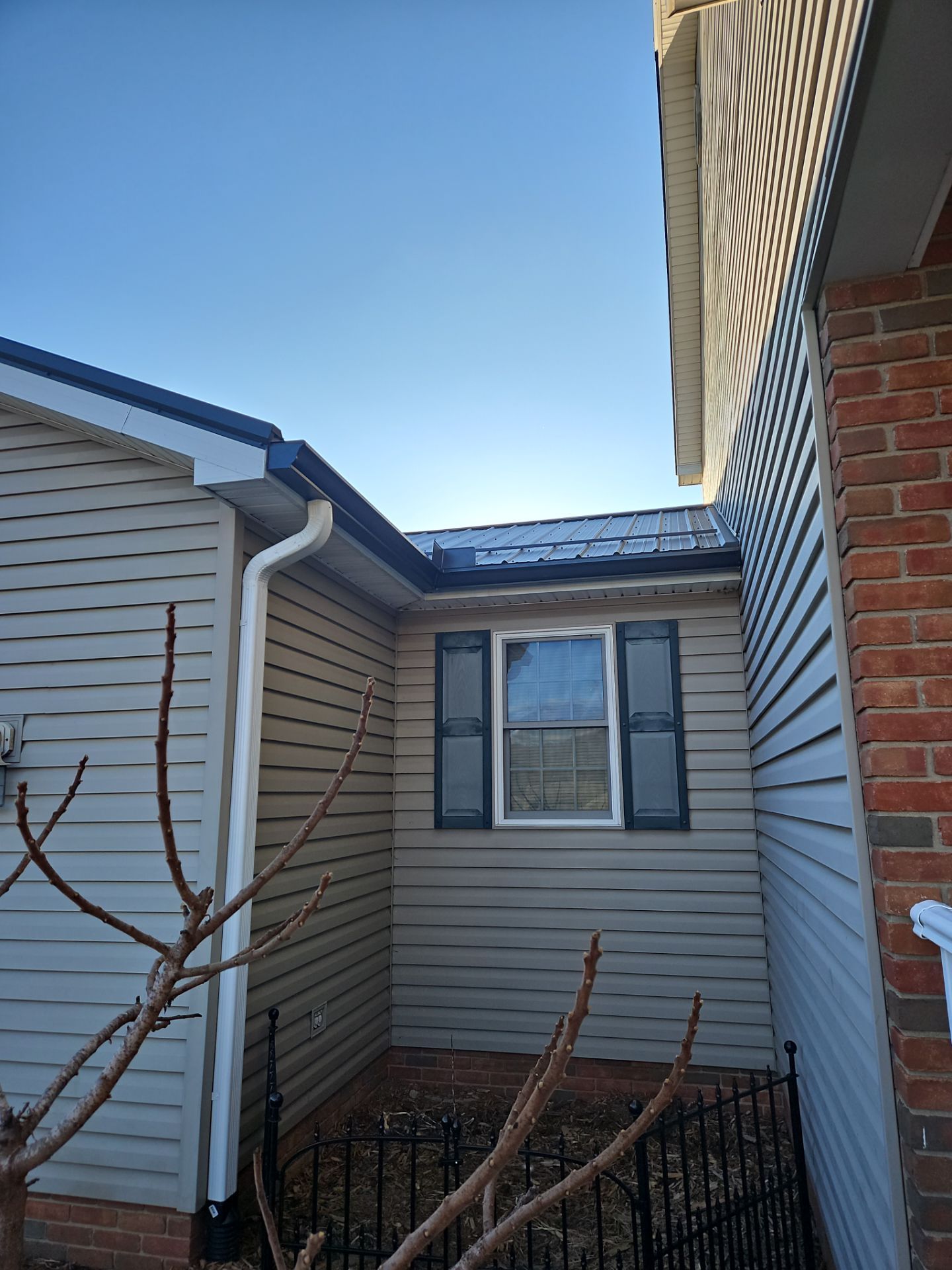 Residential Roofing Installation using Performance Panel Metal - Frost Black by RoofX 