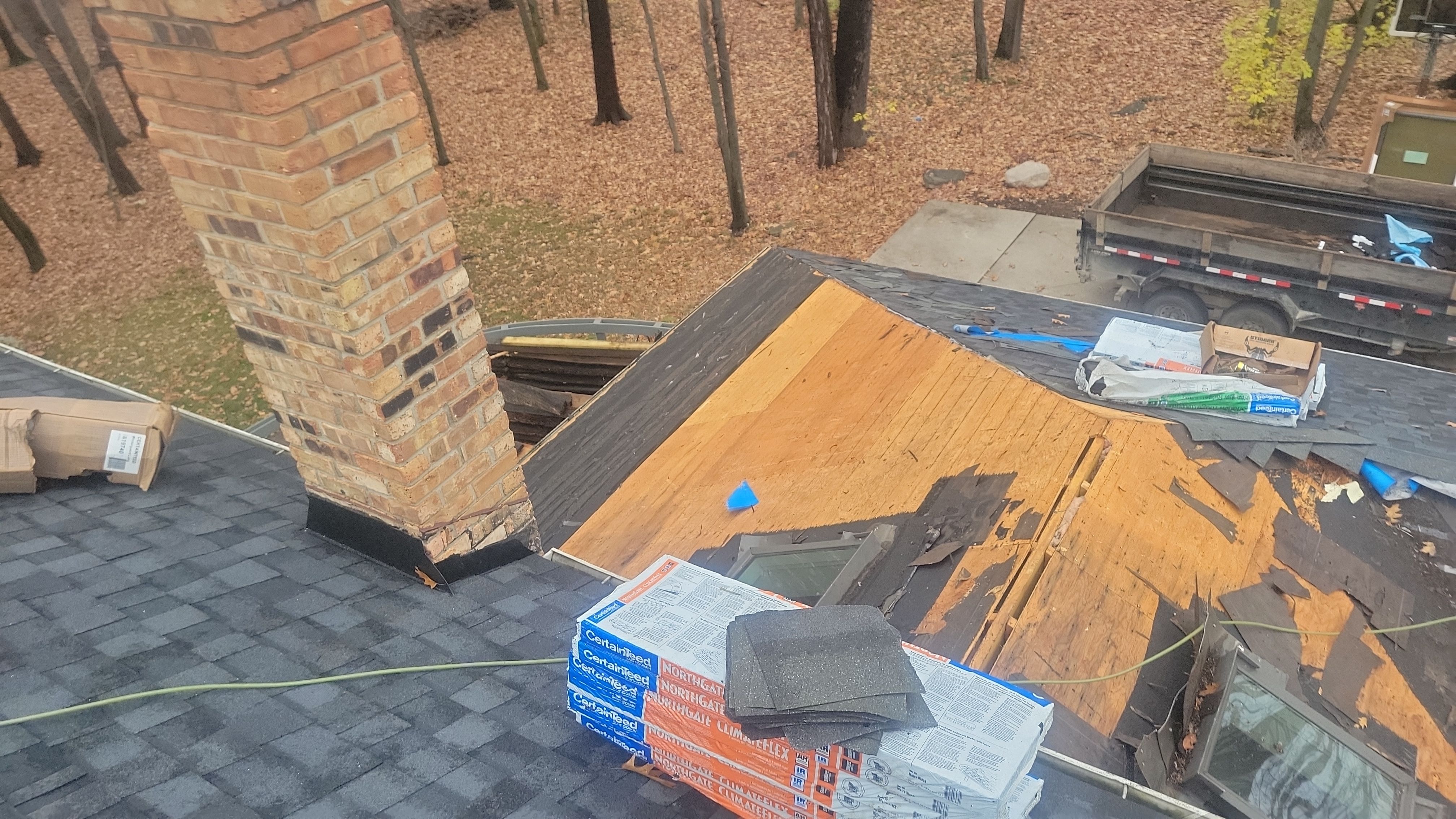 Roof Replacement using CertainTeed Northgate by 180 Contractors
