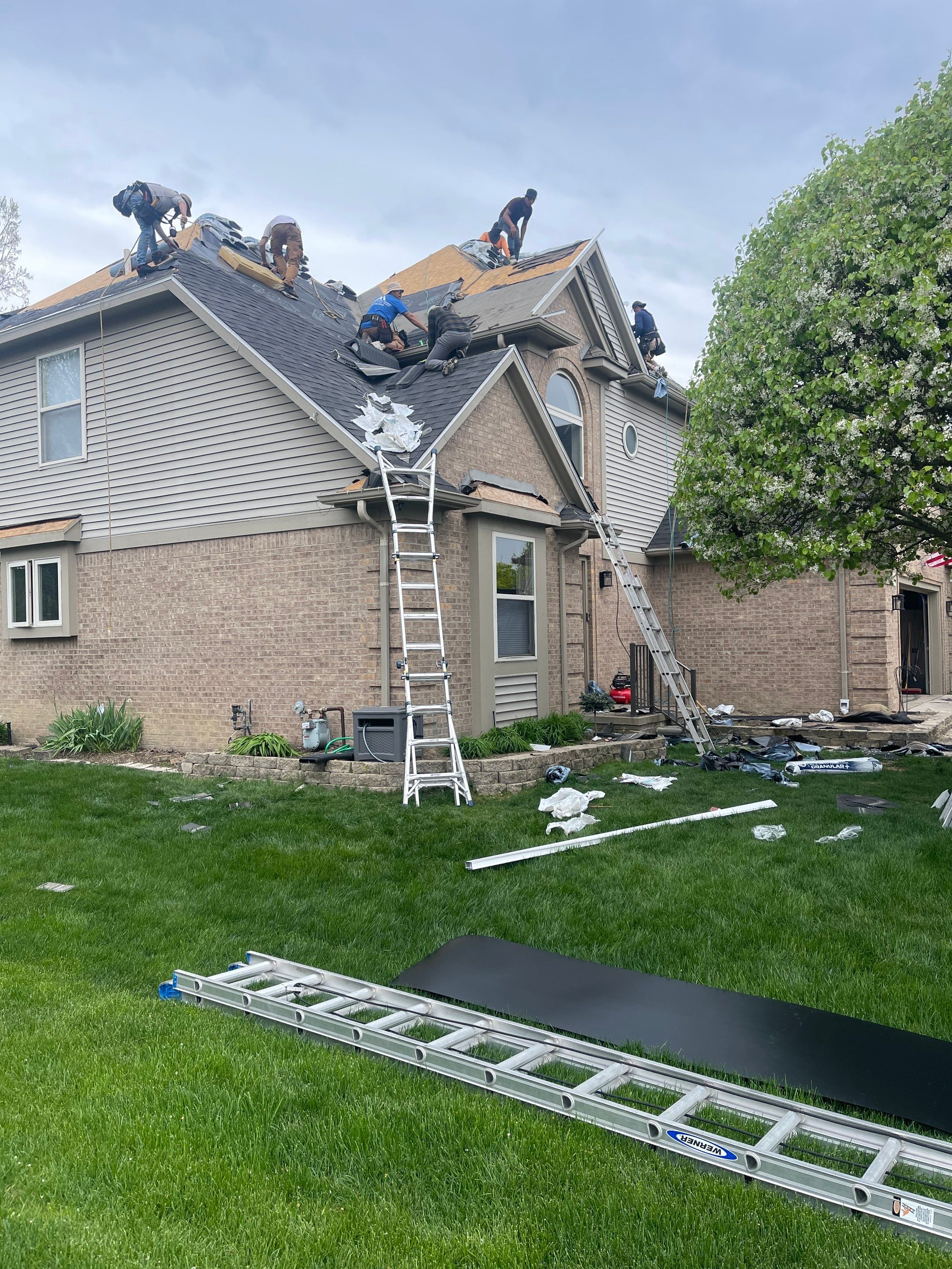 Residential Roofing Installation using IKO Dynasty - Glacier by JNR Roofing LLC