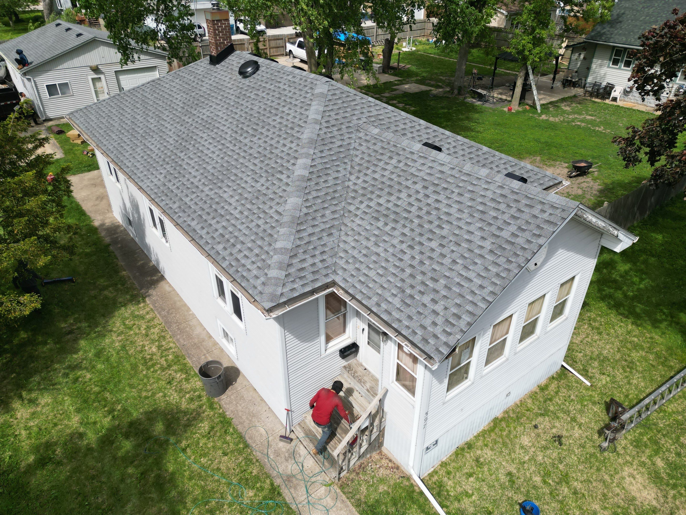 Roof replacement by Optimal Home Improvement 
