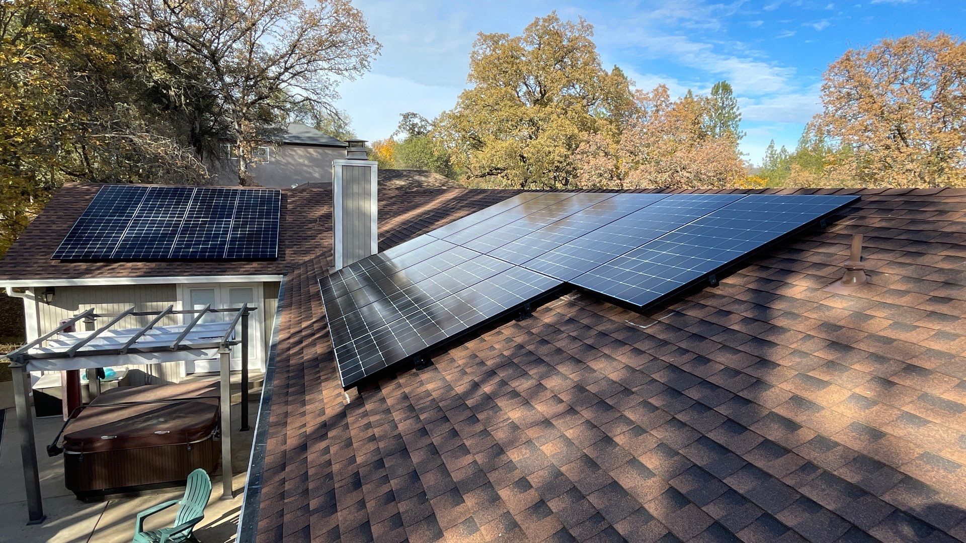 Solar Panel Installation using Solar Panels by Byers Enterprises 