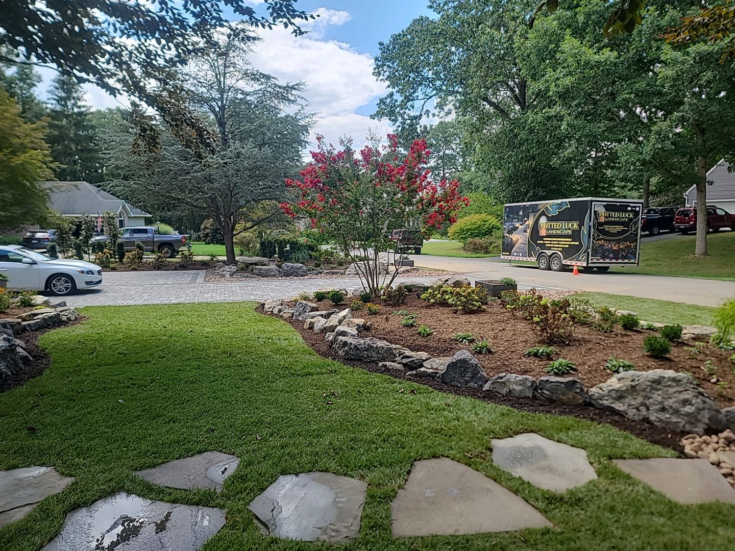 Penn National Project by Potted Luck Landscape