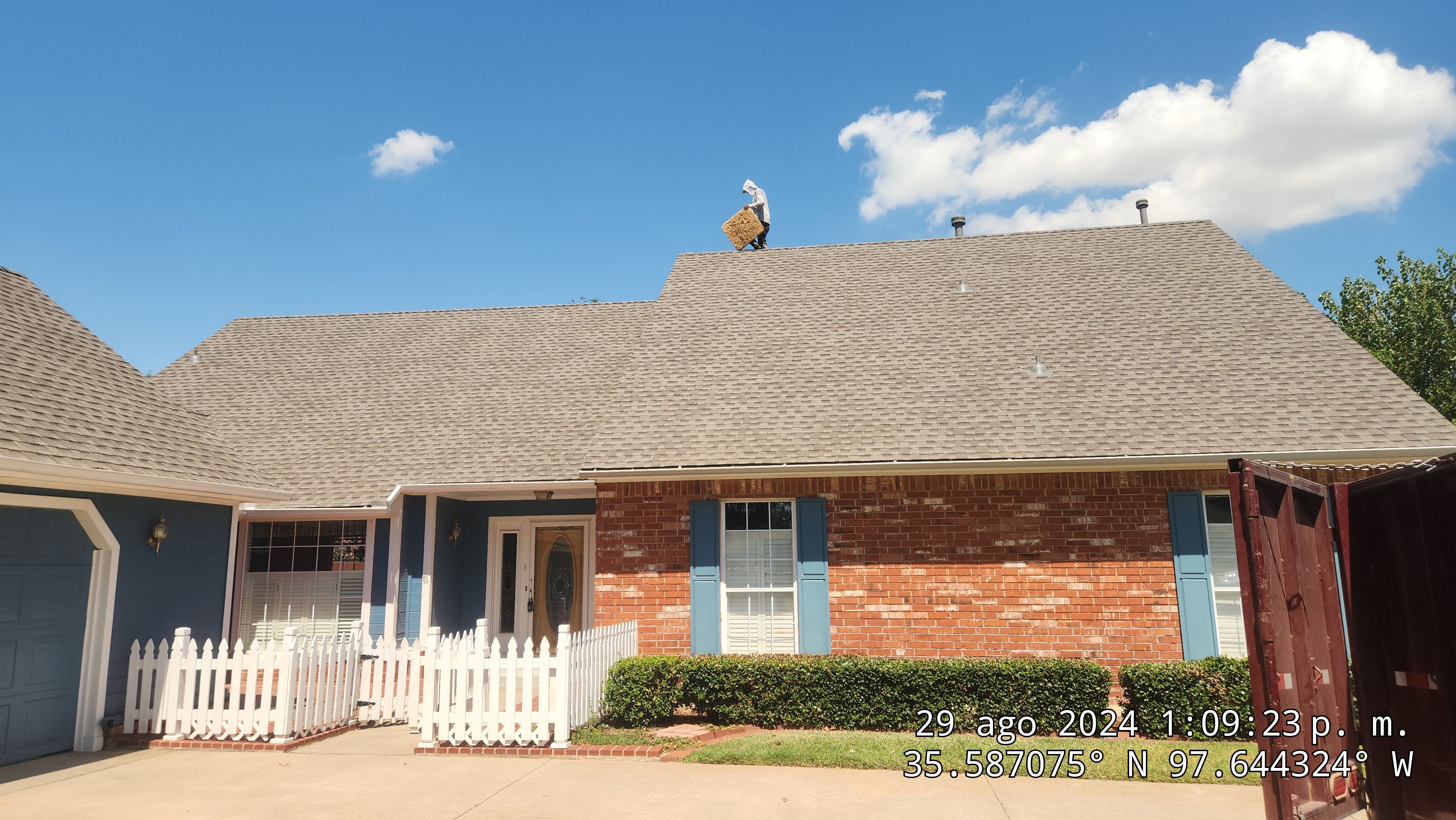 Residential Roofing Installation using GAF by Castillo Roofing