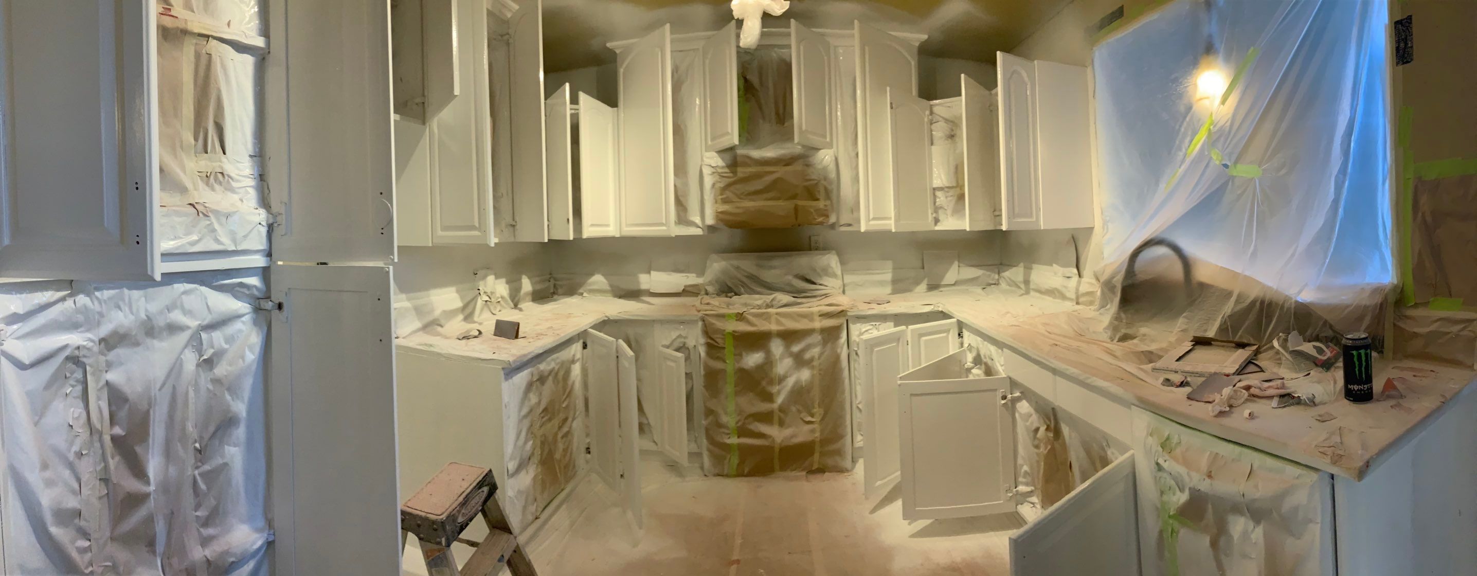 From Dull to Dazzling: A Kitchen Cabinet Painting Marvel by 360 Painting Central Texas