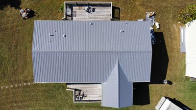 Residential Roofing Install - 29 Gauge G-Rib Metal 