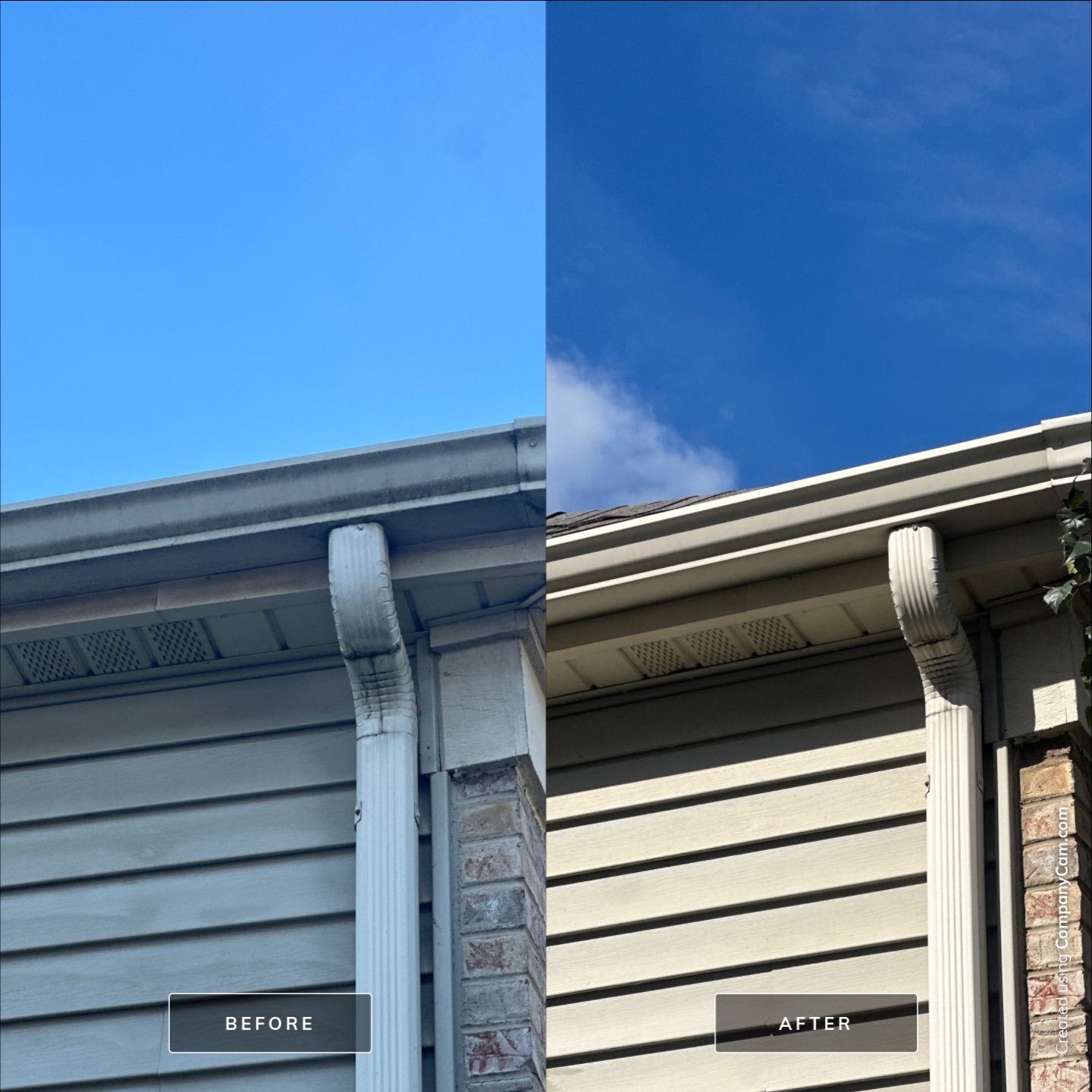 Project in Round Lake by Simmons Power & Soft Washing