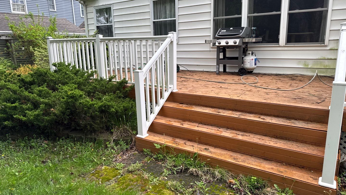 Composite Deck Upgrade by 42 North Construction, LLC.