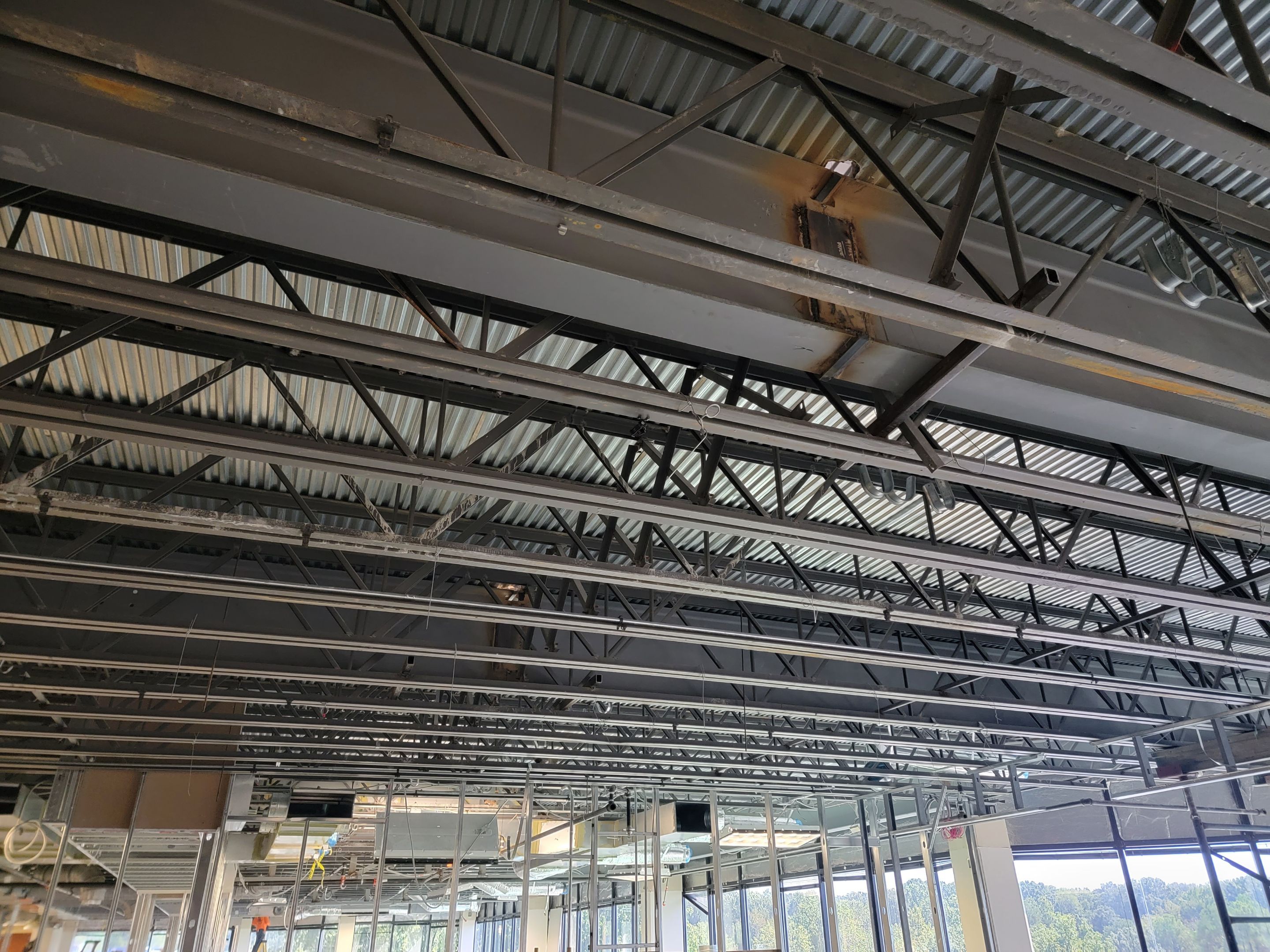 Opening up Elevated Floor for Stair Way install by Alsip Locating Service, LLC