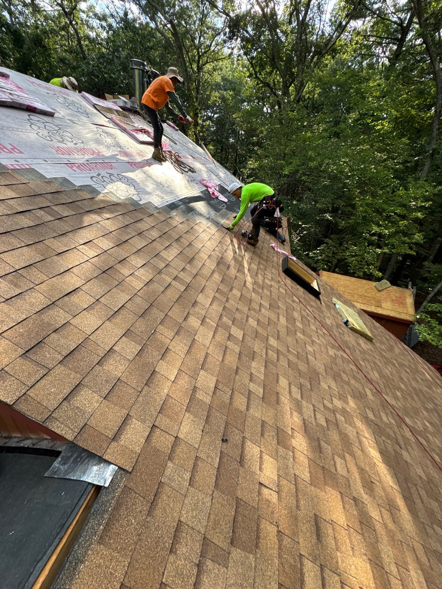 Roof Replacement & Skylight Installation in Bedford, MA by Mighty Dog Roofing of Greater Middlesex County