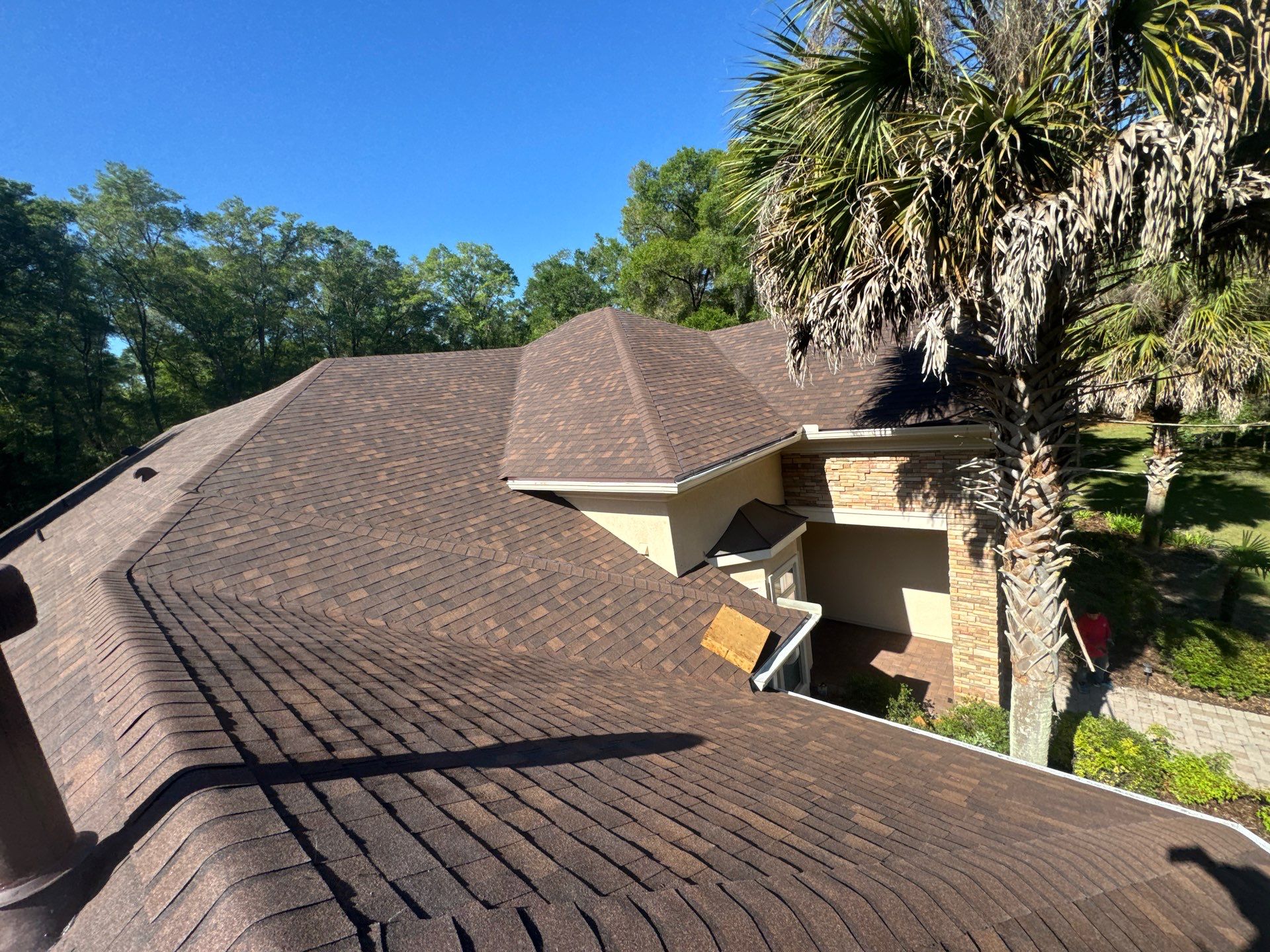 Roof Replacement using Owens Corning Oakridge - Brownwood by Brehm Roofing