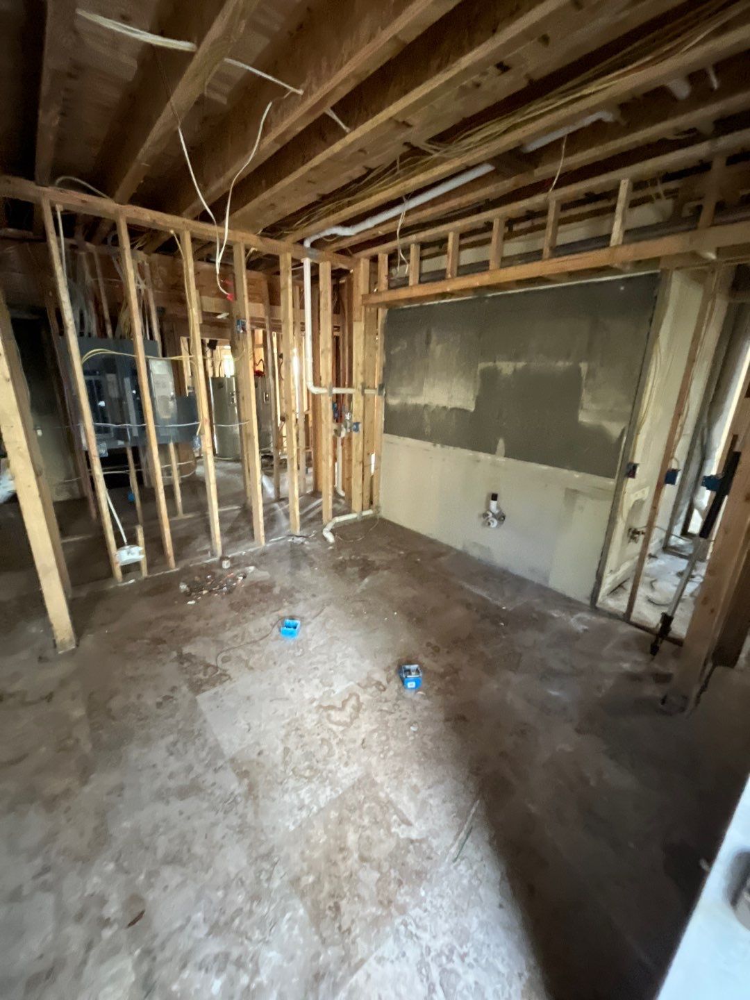 Fire mitigation with structure clean by EAS Environmental, LLC.