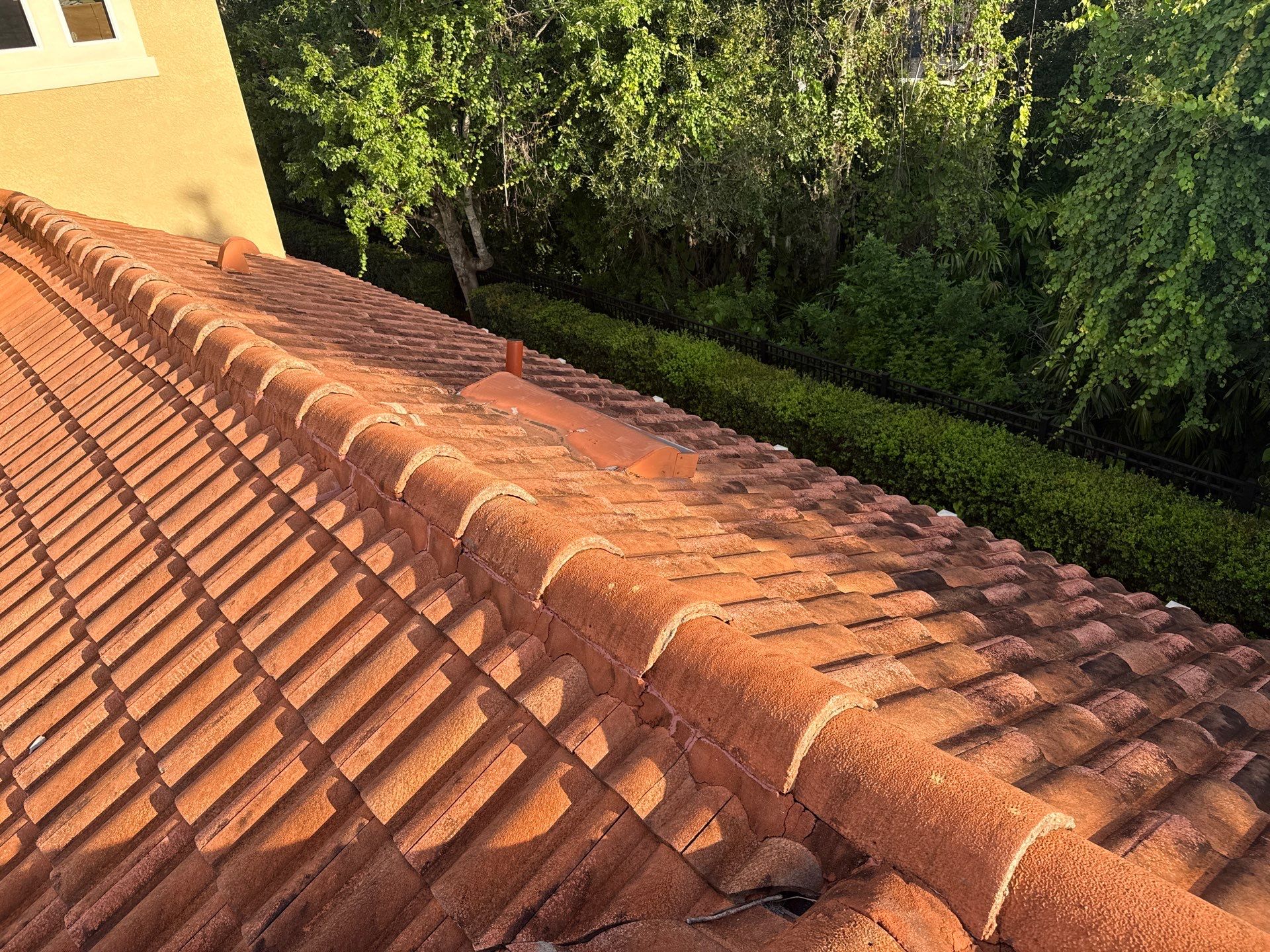 Soft Wash Tile Roof Cleaning in Sonoma Community, Sarasota, FL by Sunshine AquaWash