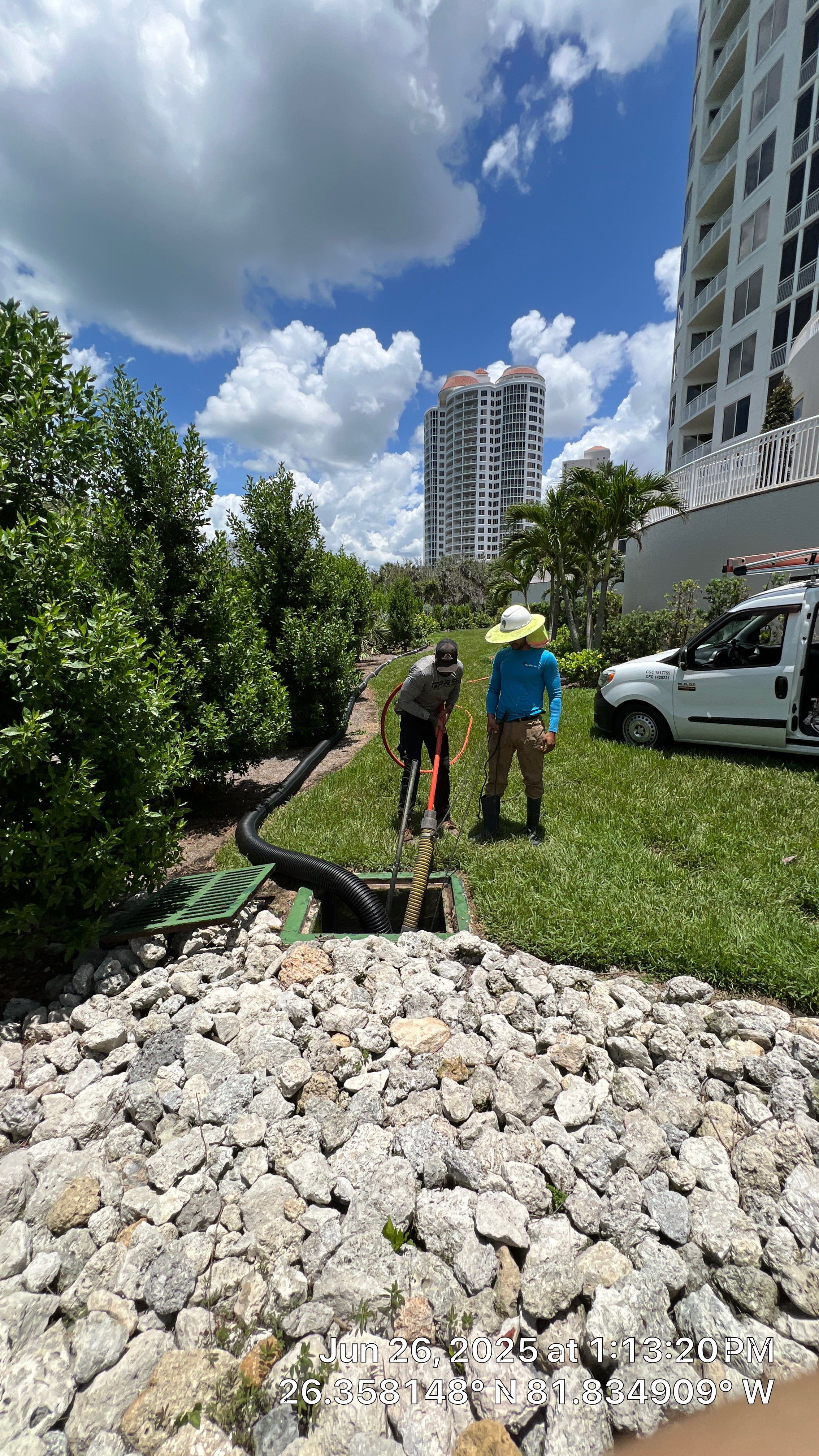 Bonita Bay Condo Stormwater Maintenance with PRS by Don Mar, Inc. Storm Water Solutions