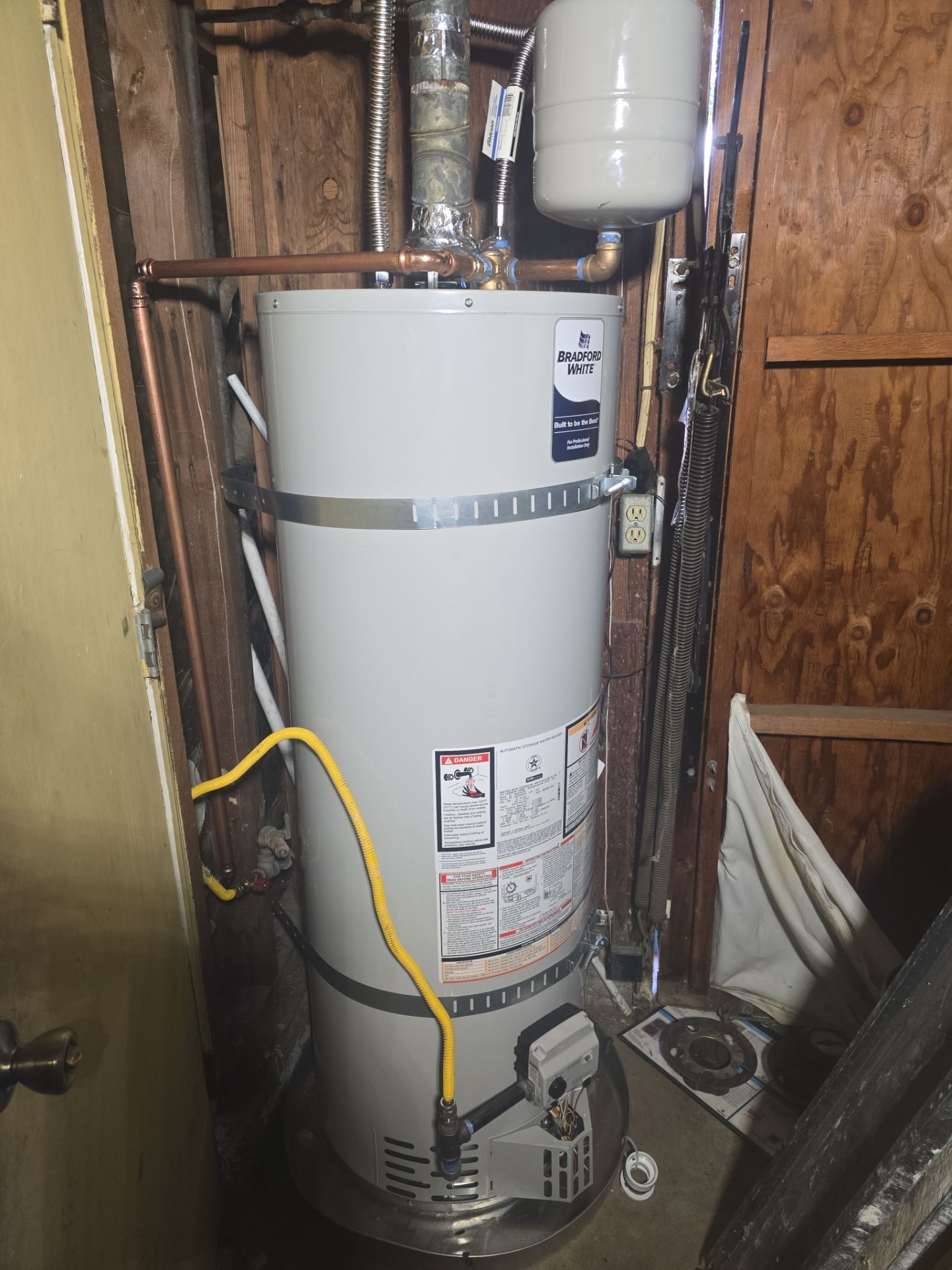 Water Heater Installation and Outside Piping by Us Plumbing