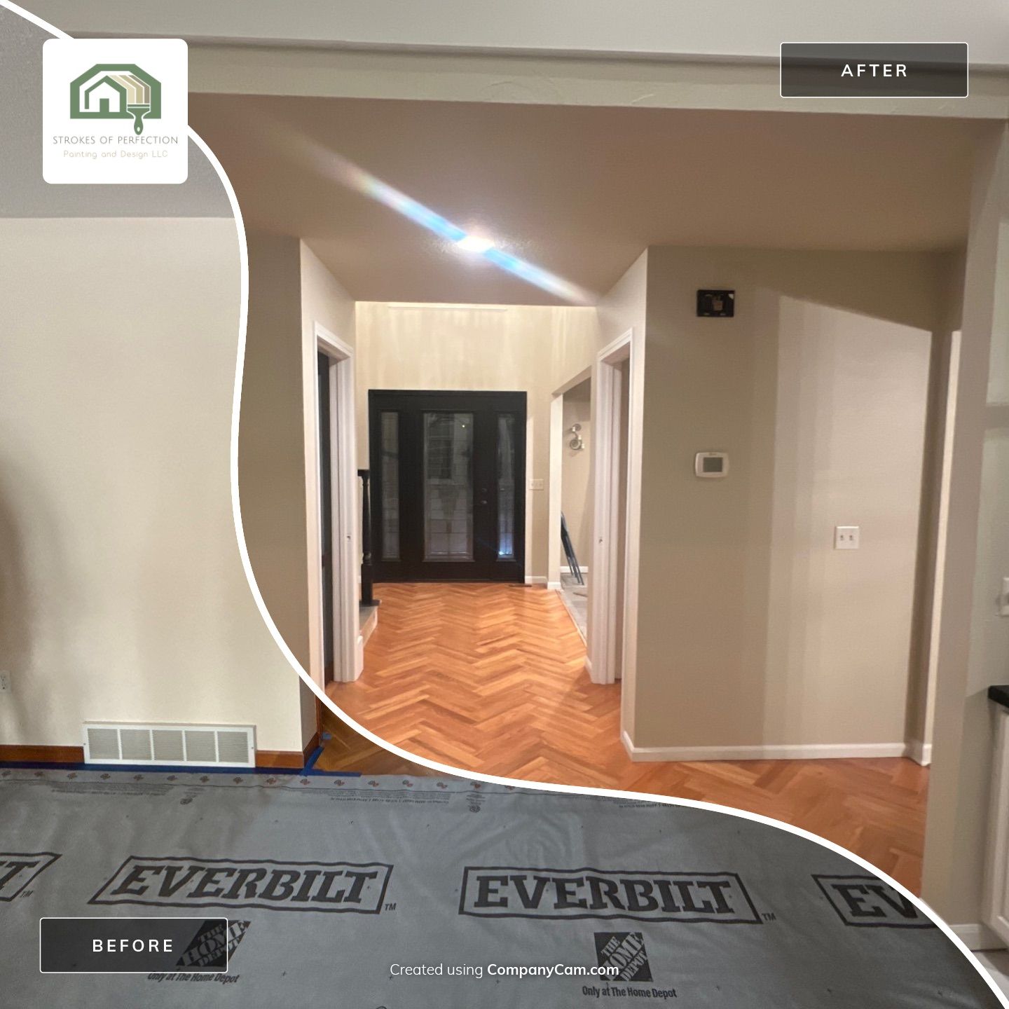 Project in Lambertville by Strokes of Perfection Painting and Design 