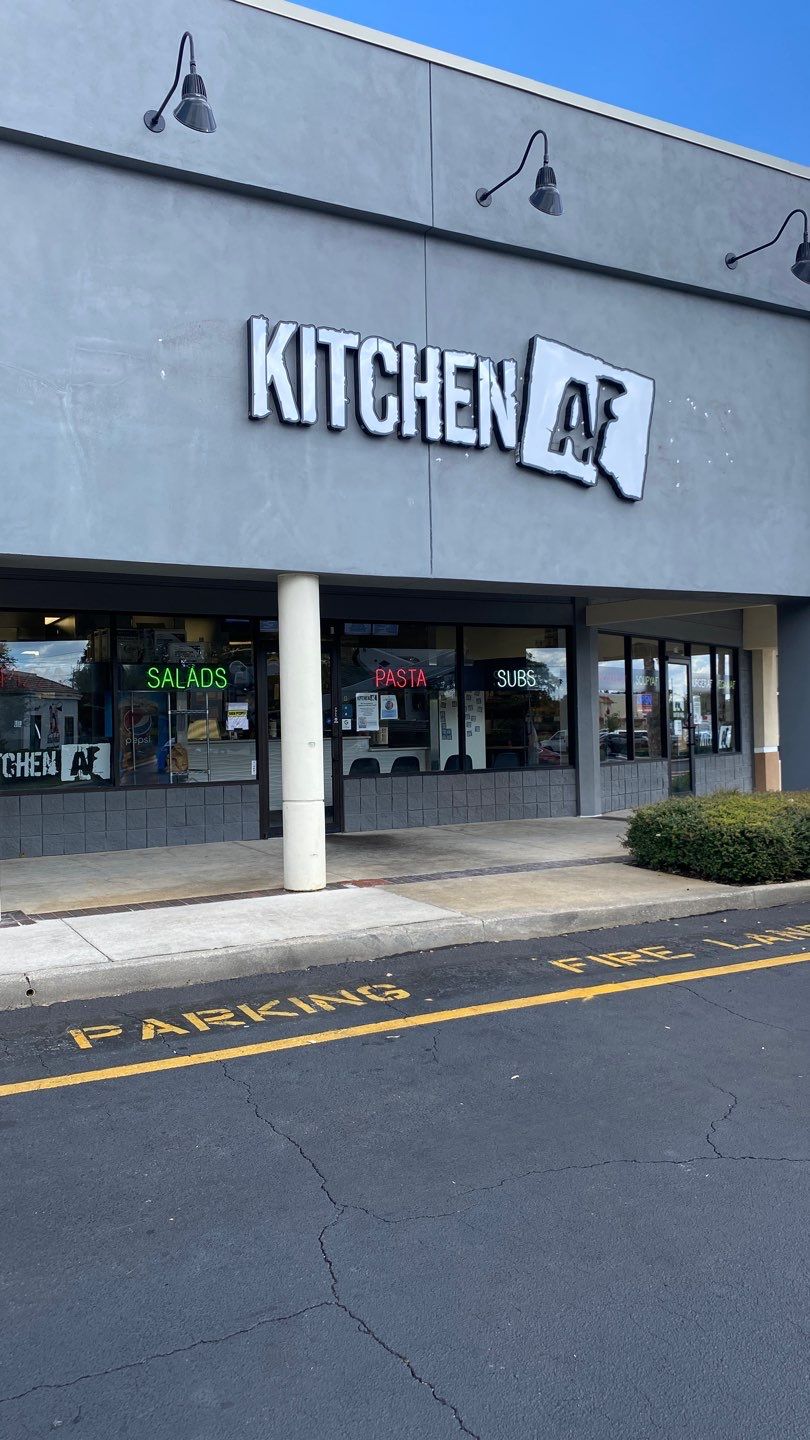 Flush Mounted Channel Letters for Kitchen AF by SignCrafters