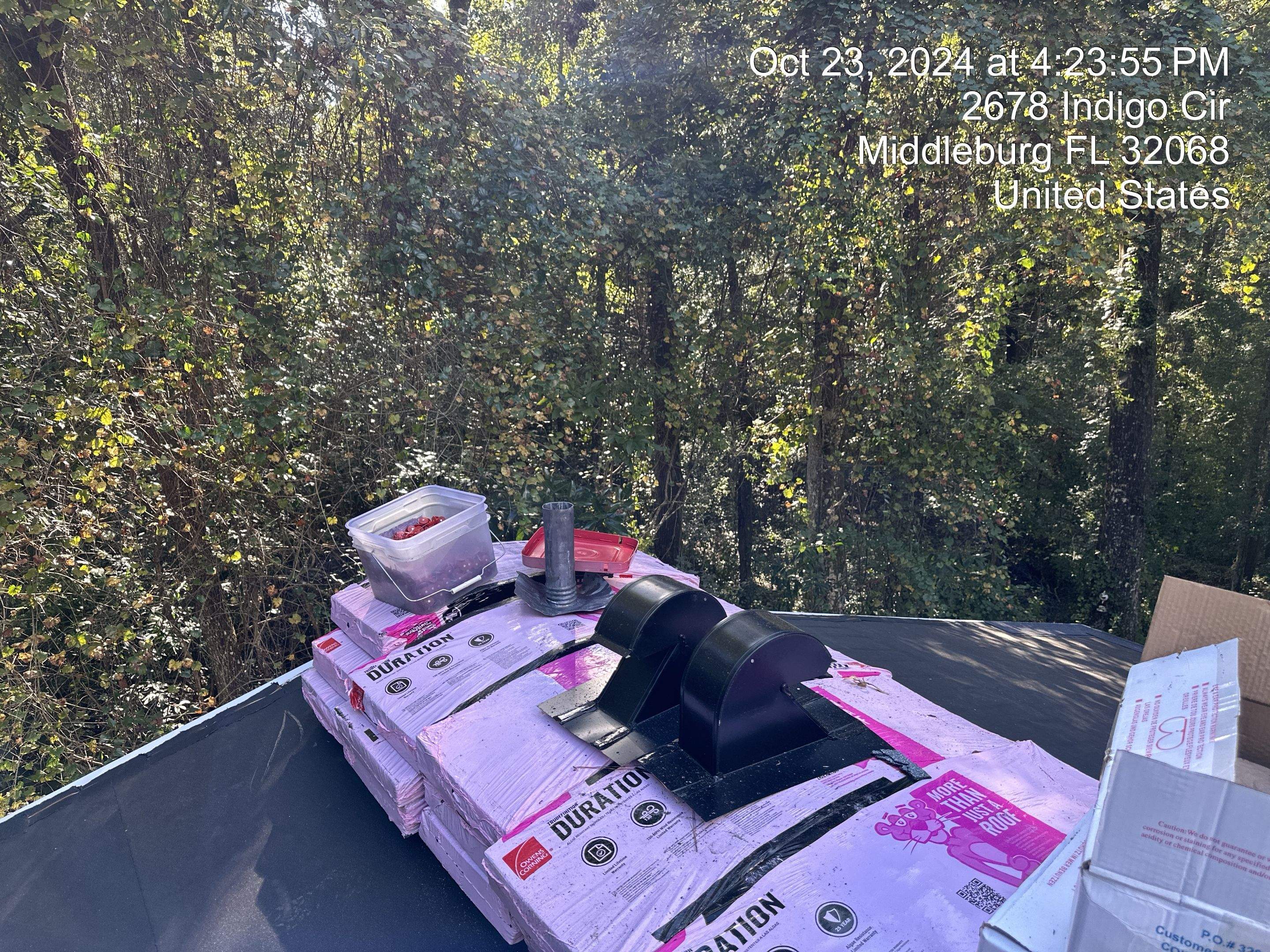 Residential Roofing Installation using Owen's Corning Shingles by RoofGuru AI